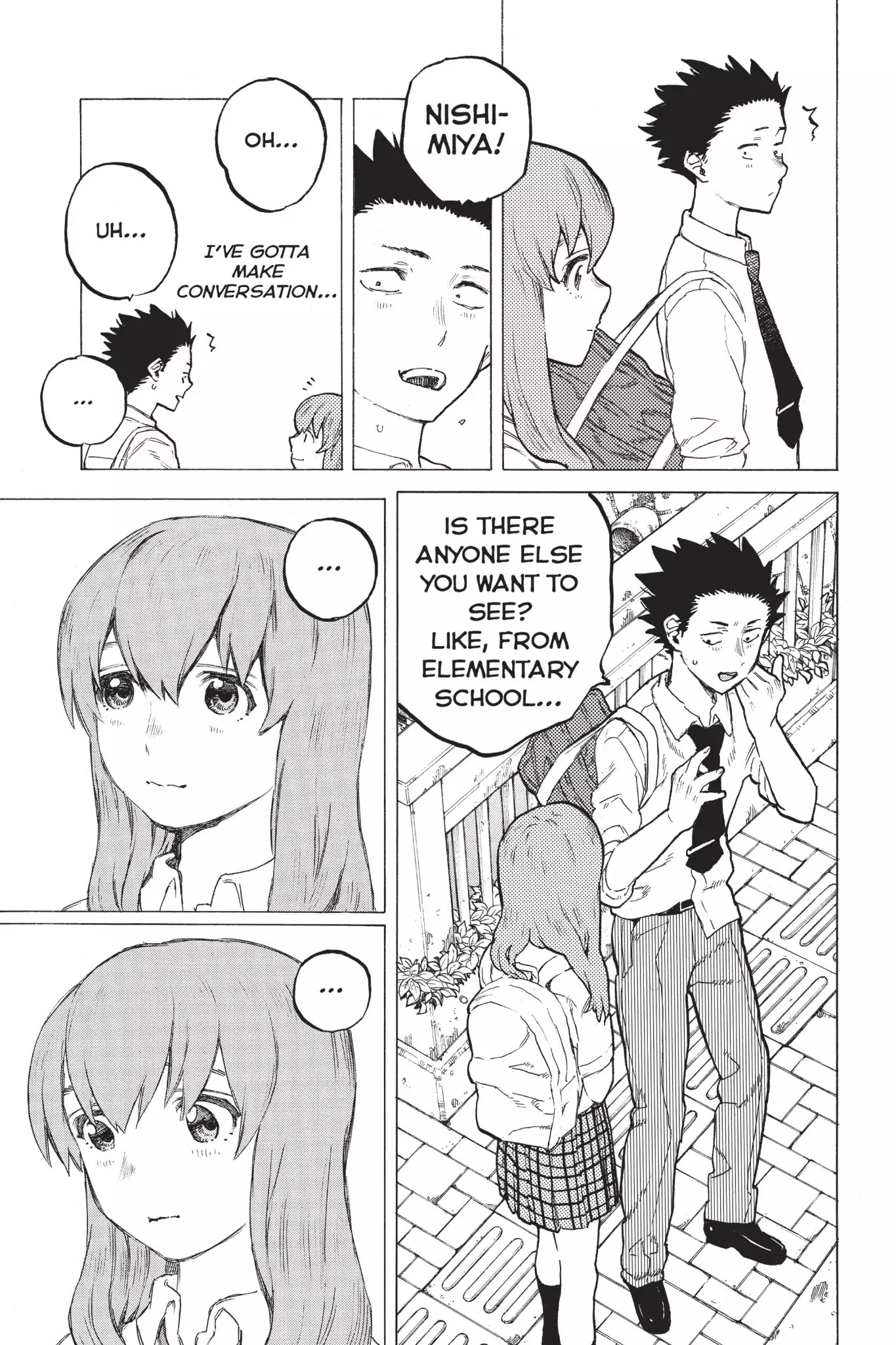 Koe no Katachi Chapter 18 page 3 - Chapter 18: I Don't Care in the Least