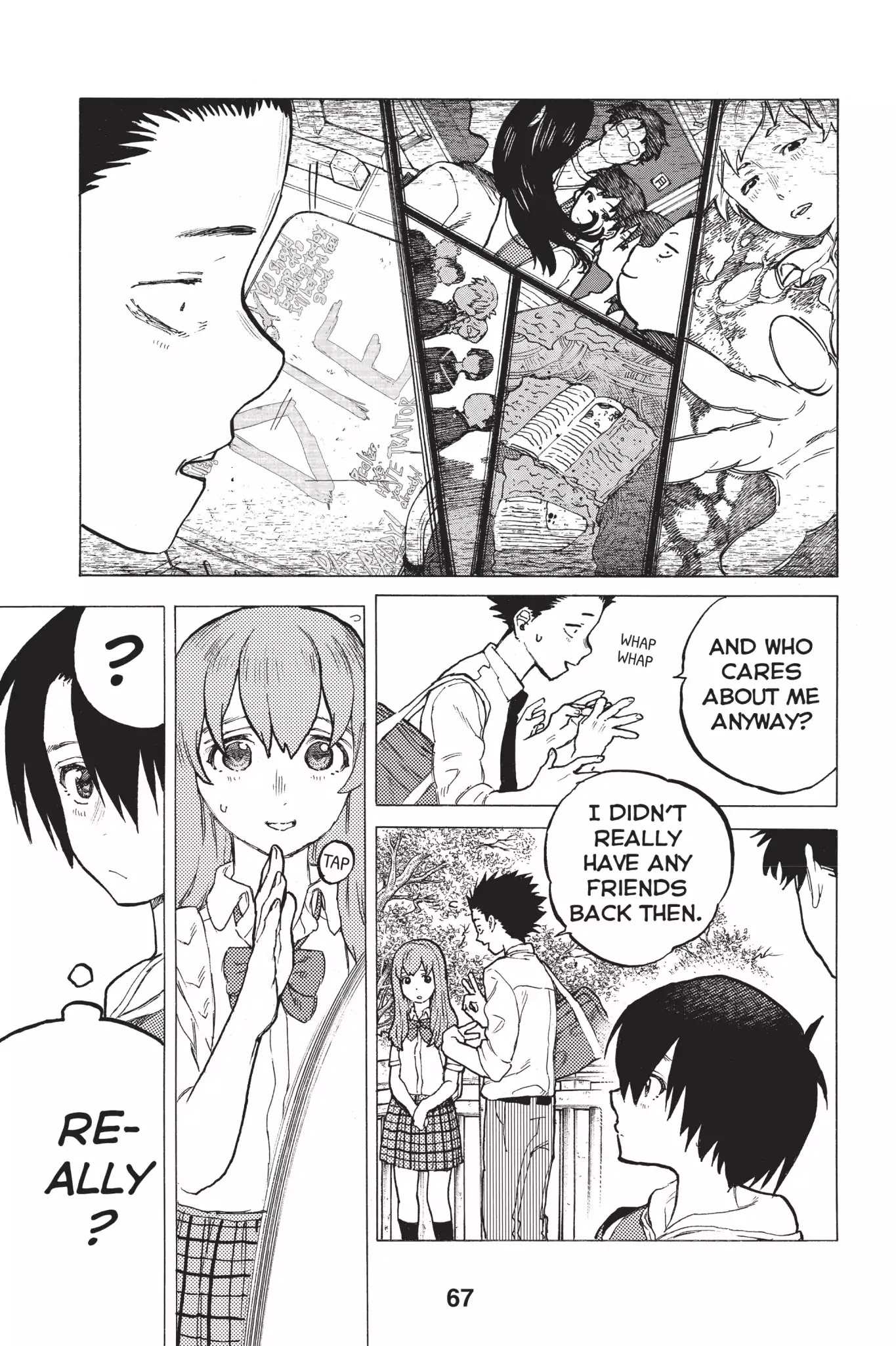 Koe no Katachi Chapter 18 page 5 - Chapter 18: I Don't Care in the Least