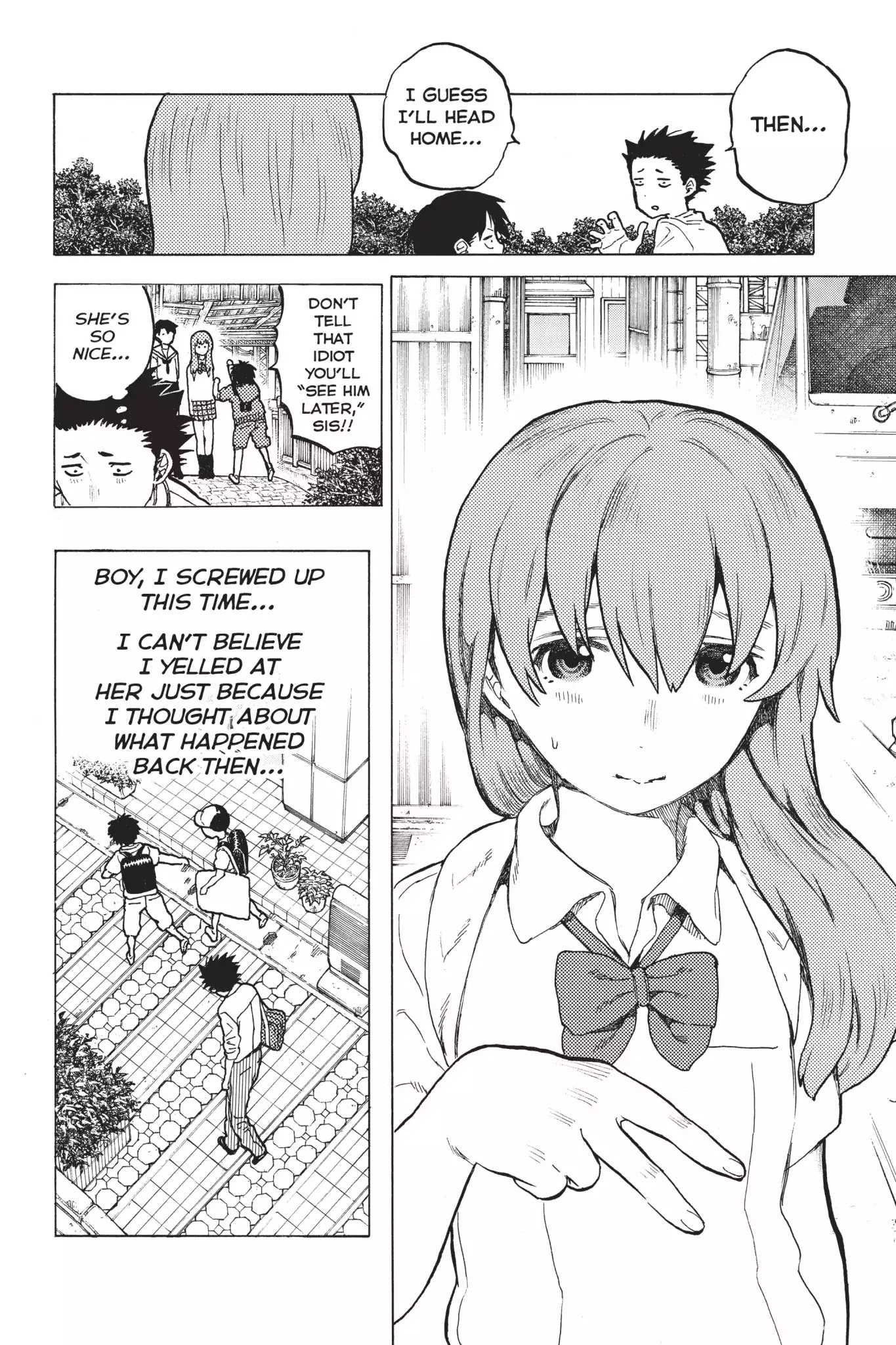 Koe no Katachi Chapter 18 page 8 - Chapter 18: I Don't Care in the Least