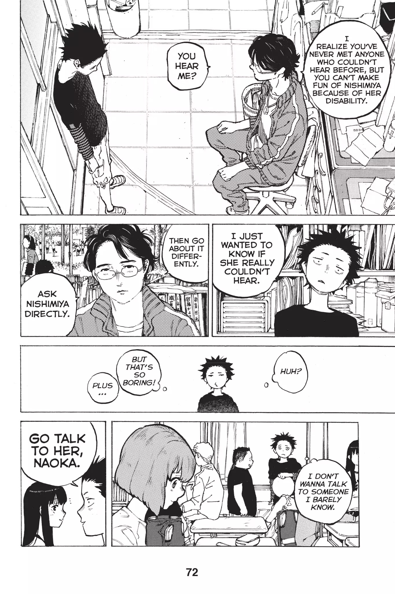 Koe no Katachi Chapter 2 page 6 - Chapter 2: Just One of Those Things