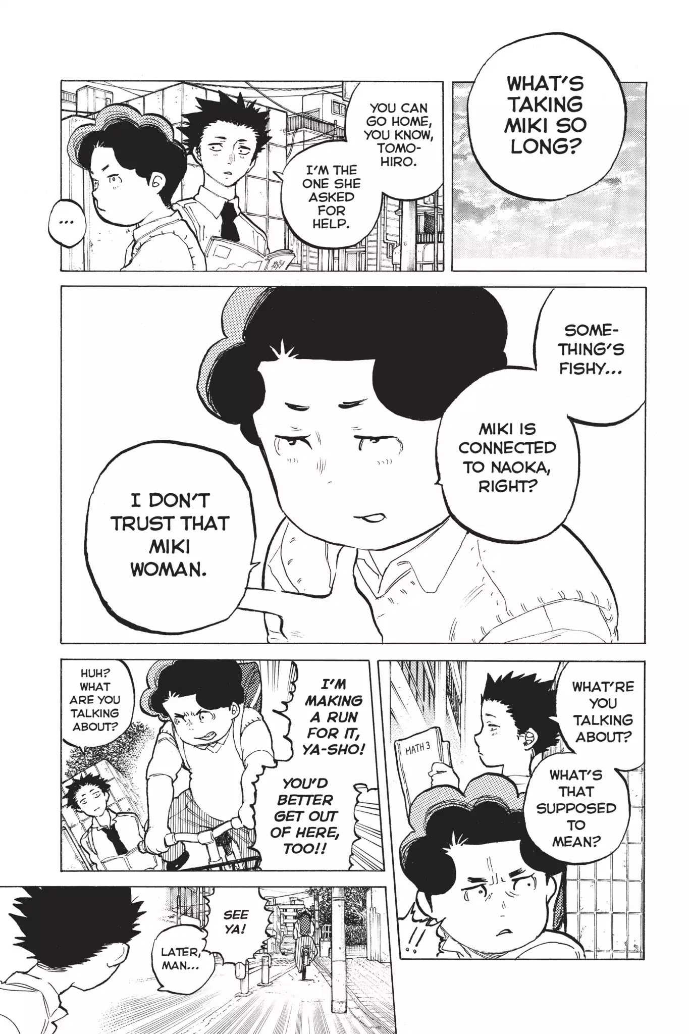 Koe no Katachi Chapter 20 page 13 - Chapter 20: Reason
