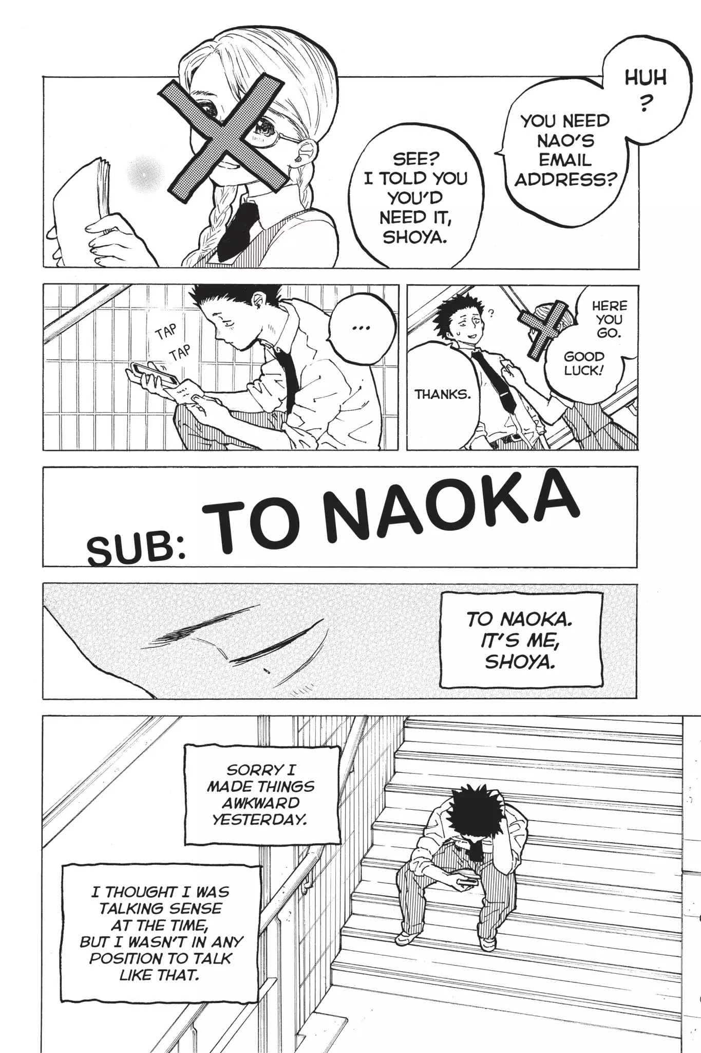 Koe no Katachi Chapter 22 page 14 - Chapter 22: I Want to Know