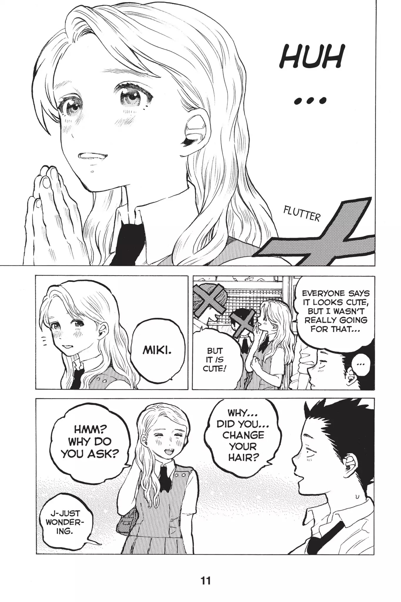 Koe no Katachi Chapter 24 page 12 - Chapter 24: Change