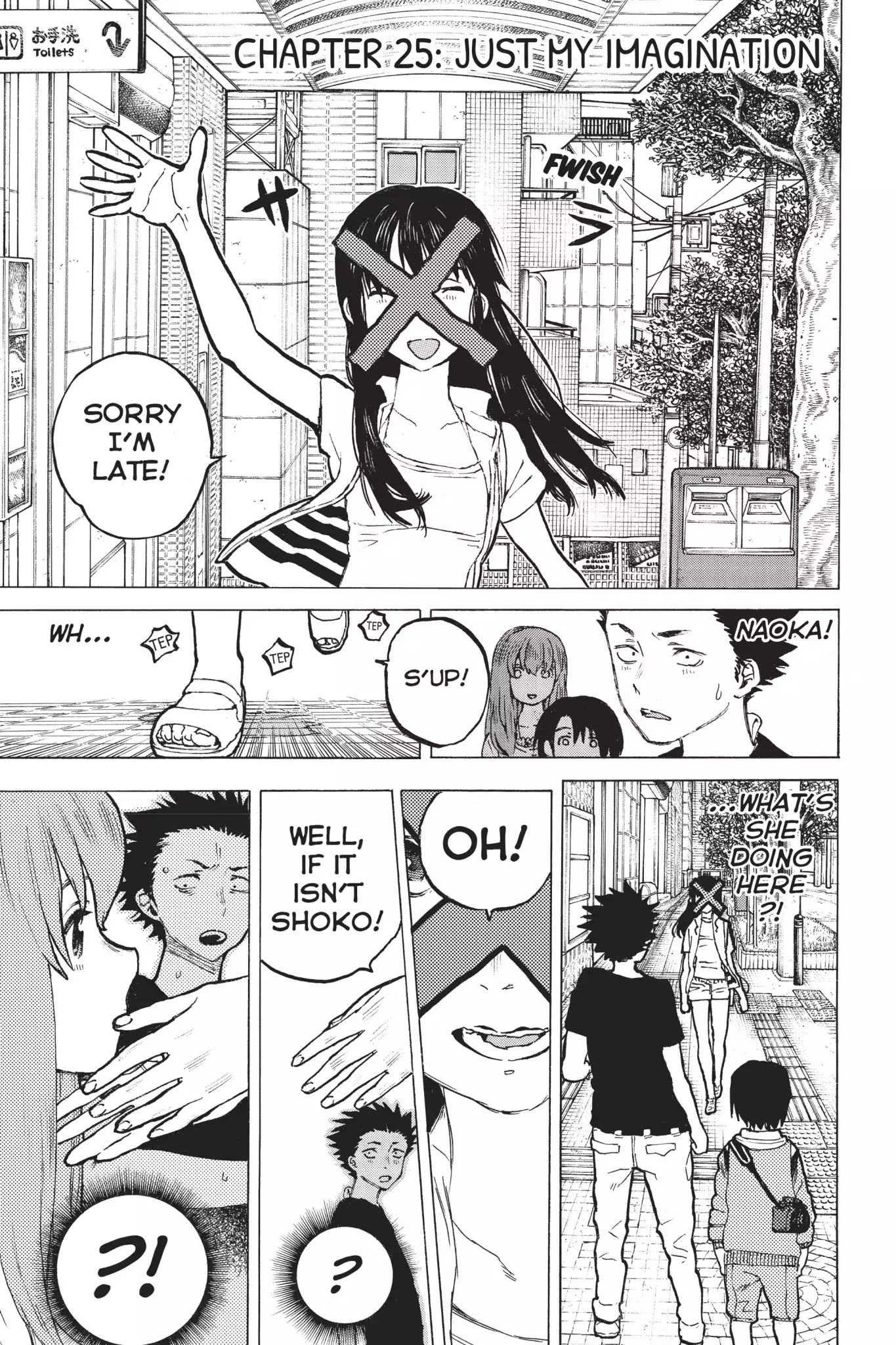 Koe no Katachi Chapter 25 page 1 - Chapter 25: Just My Imagination