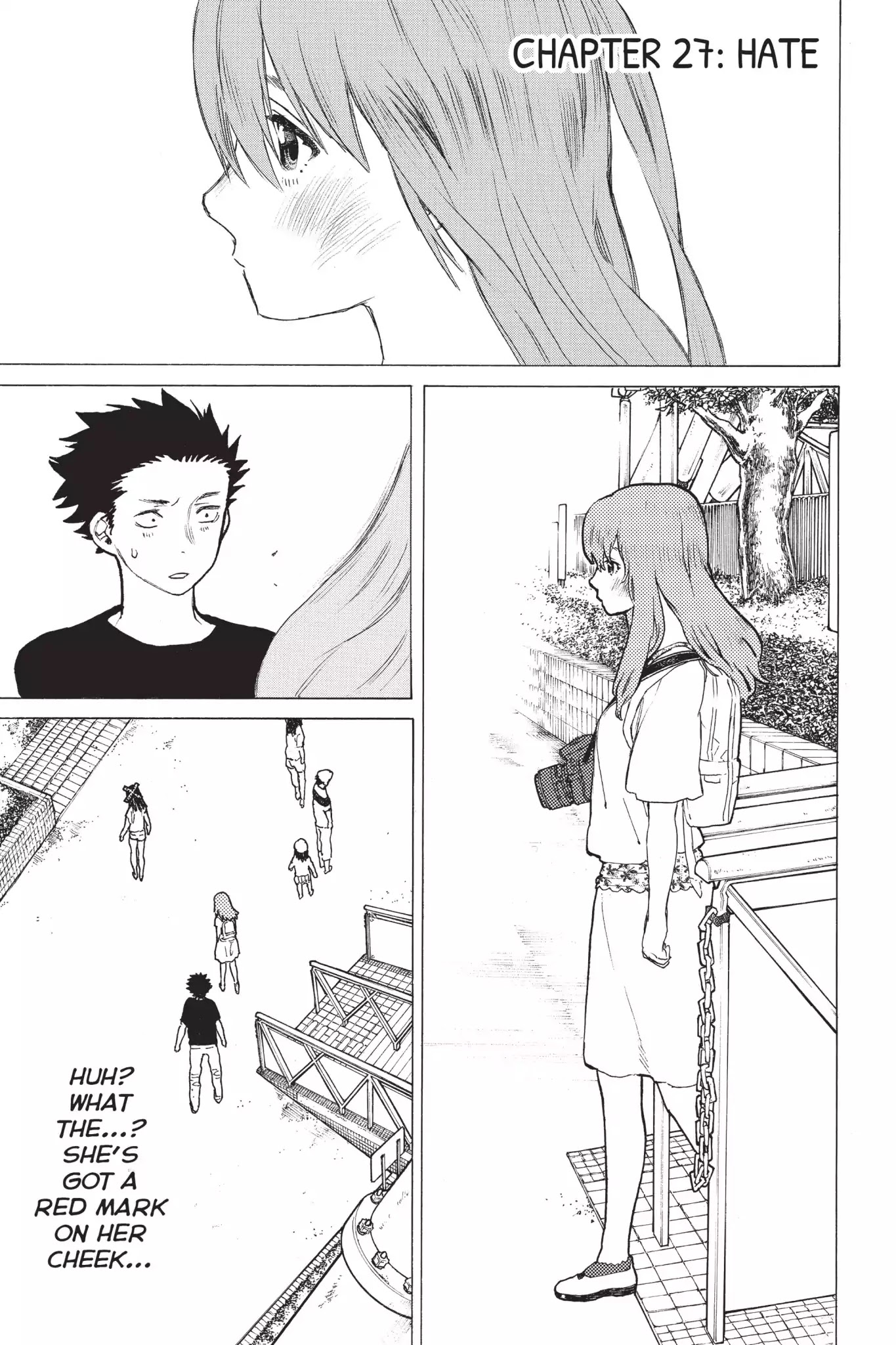 Koe no Katachi Chapter 27 page 1 - Chapter 27: Hate