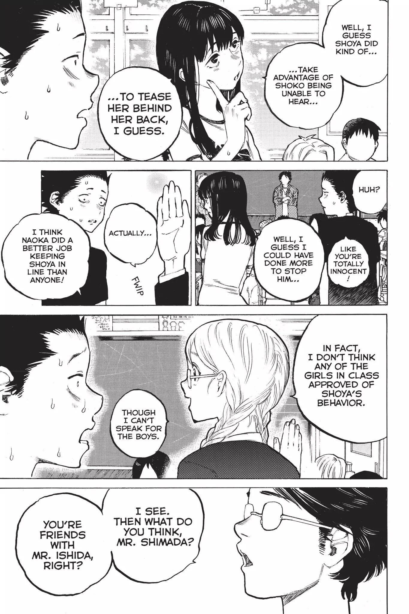 Koe no Katachi Chapter 3 page 11 - Chapter 3: Hahahahaha