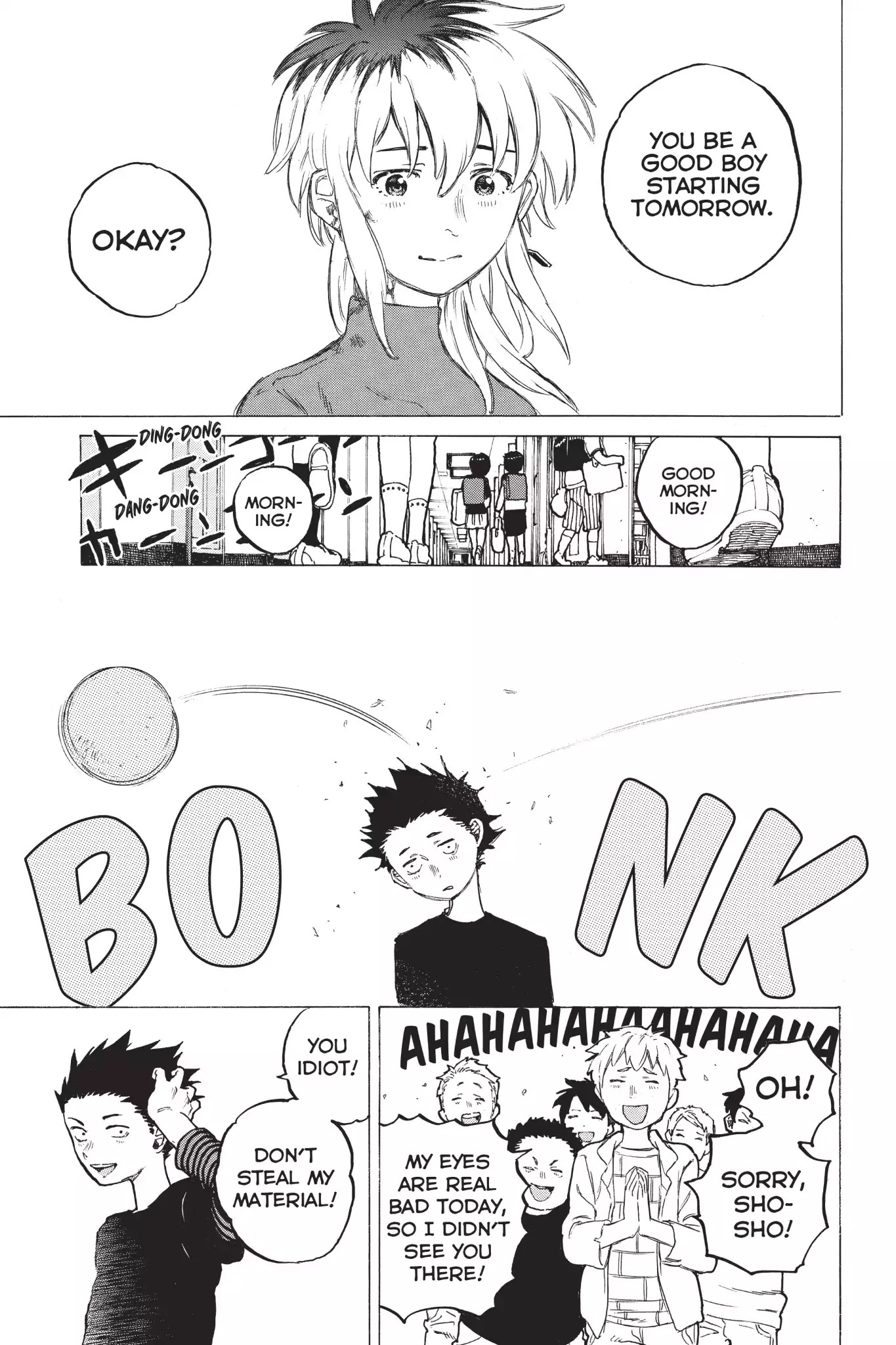 Koe no Katachi Chapter 3 page 25 - Chapter 3: Hahahahaha