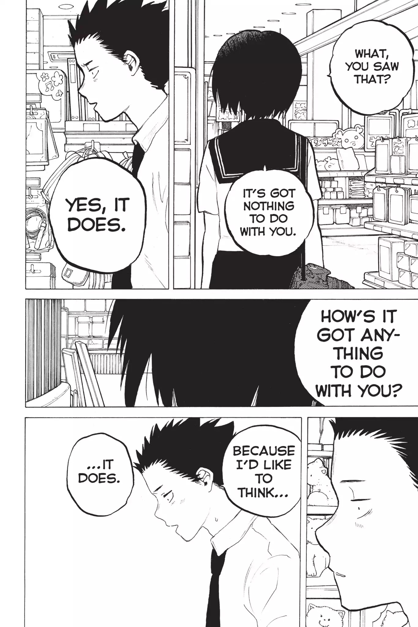 Koe no Katachi Chapter 30 page 17 - Chapter 30: Support