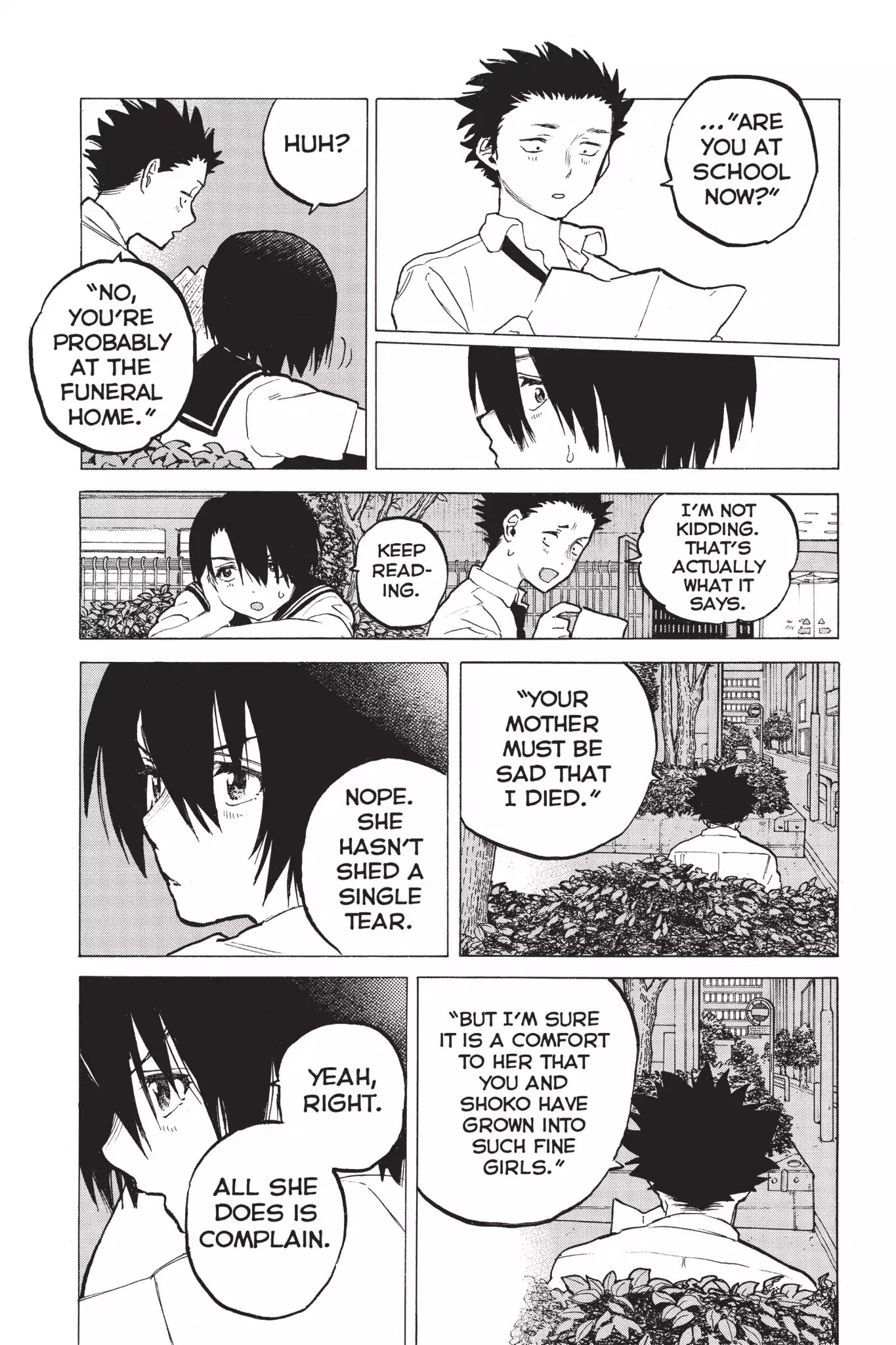 Koe no Katachi Chapter 31 page 11 - Chapter 31: Letter