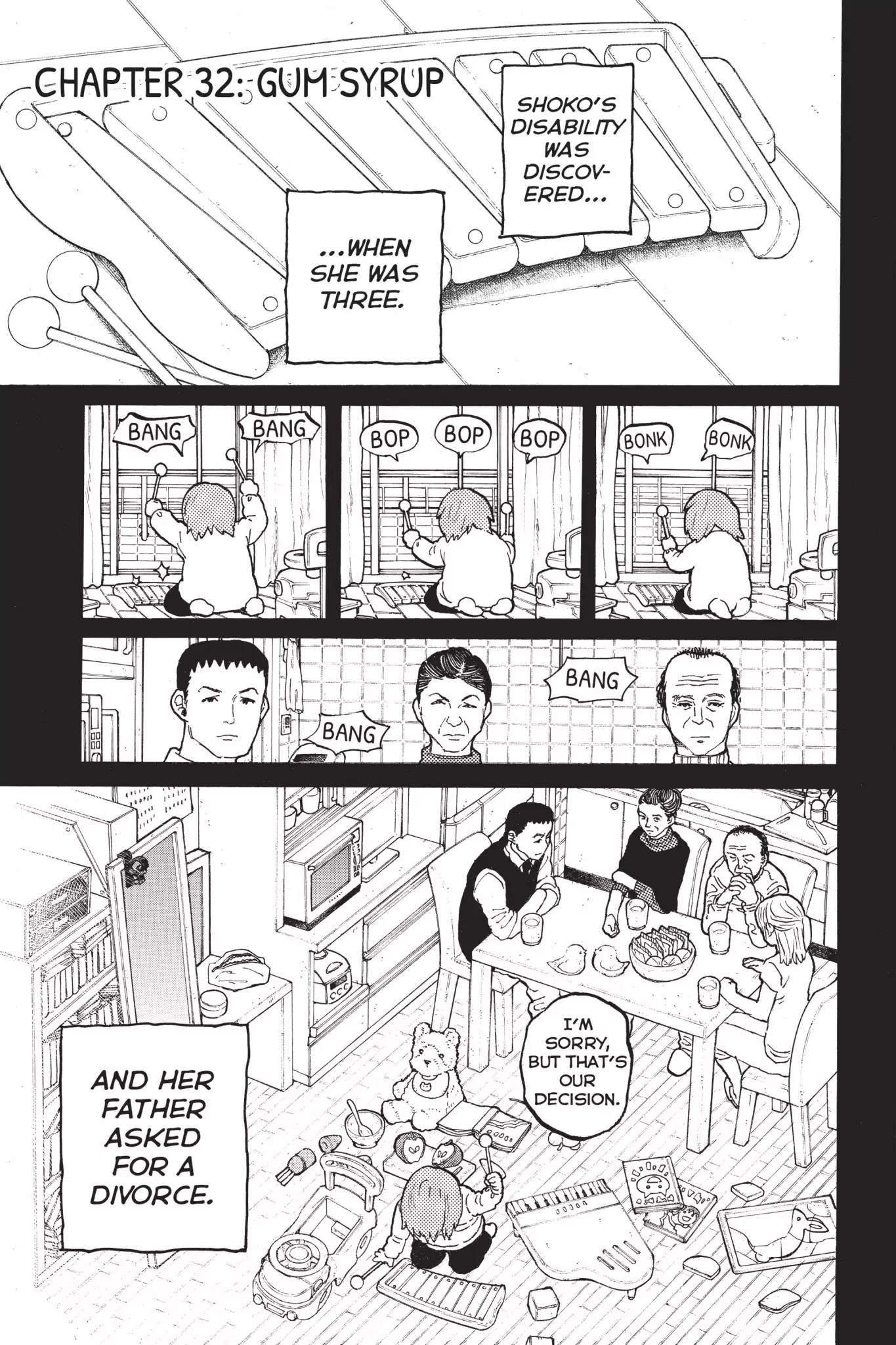 Koe no Katachi Chapter 32 page 1 - Chapter 32: Gum Syrup