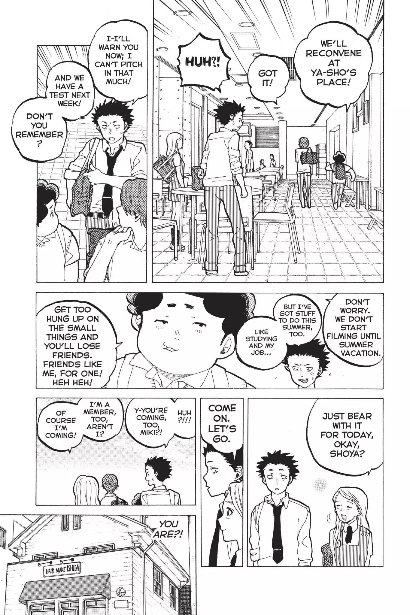 Koe no Katachi Chapter 33 page 10 - Chapter 33: Big Friend "N"
