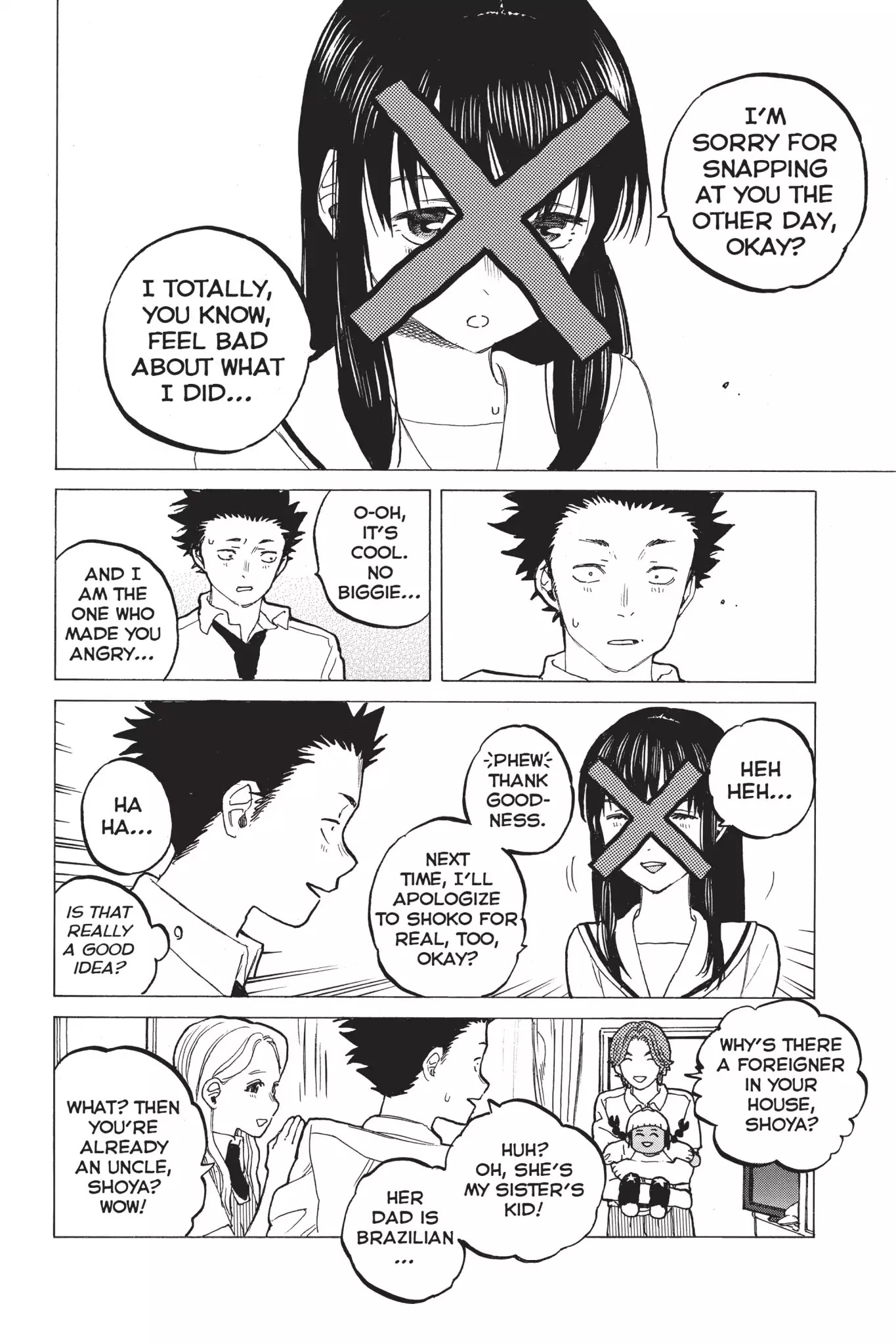 Koe no Katachi Chapter 33 page 13 - Chapter 33: Big Friend "N"