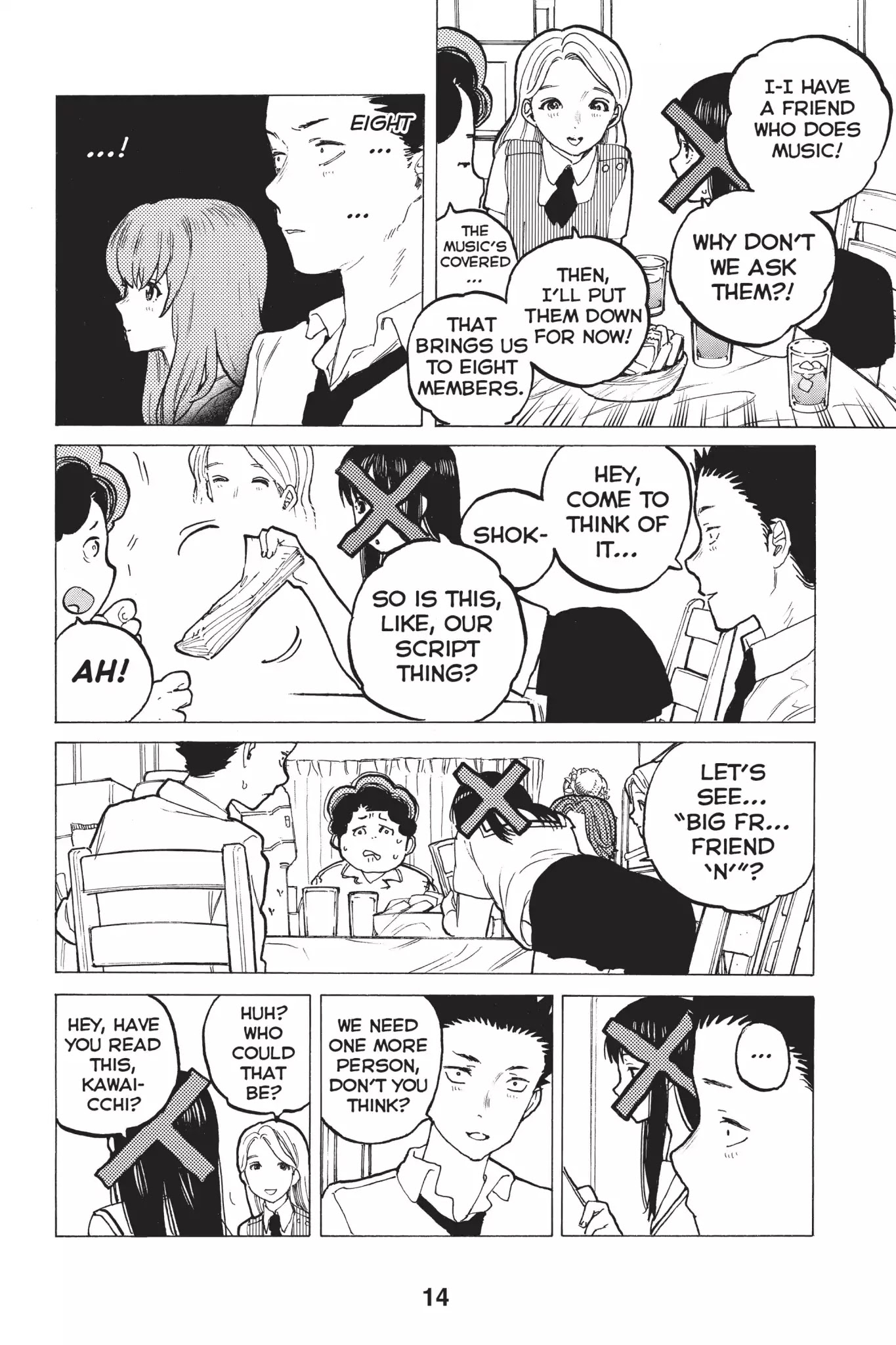 Koe no Katachi Chapter 33 page 15 - Chapter 33: Big Friend "N"