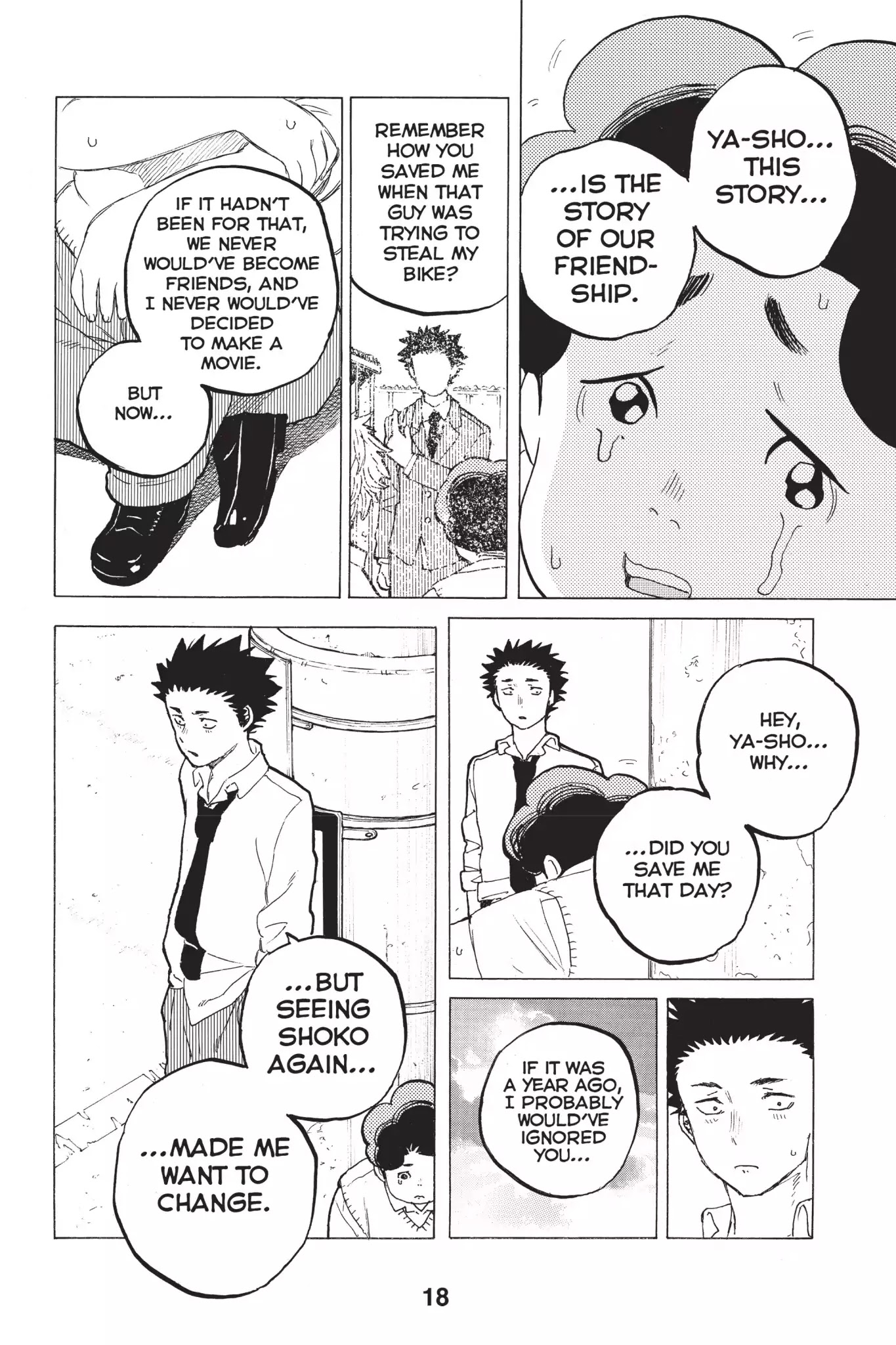 Koe no Katachi Chapter 33 page 19 - Chapter 33: Big Friend "N"