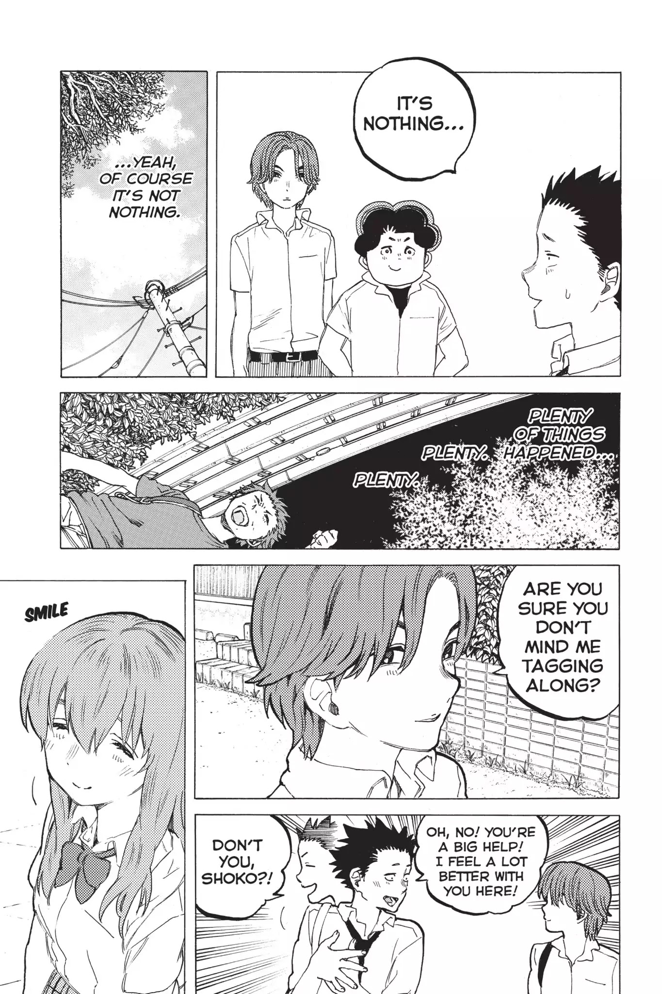 Koe no Katachi Chapter 34 page 11 - Chapter 34: I Don't Want to Go