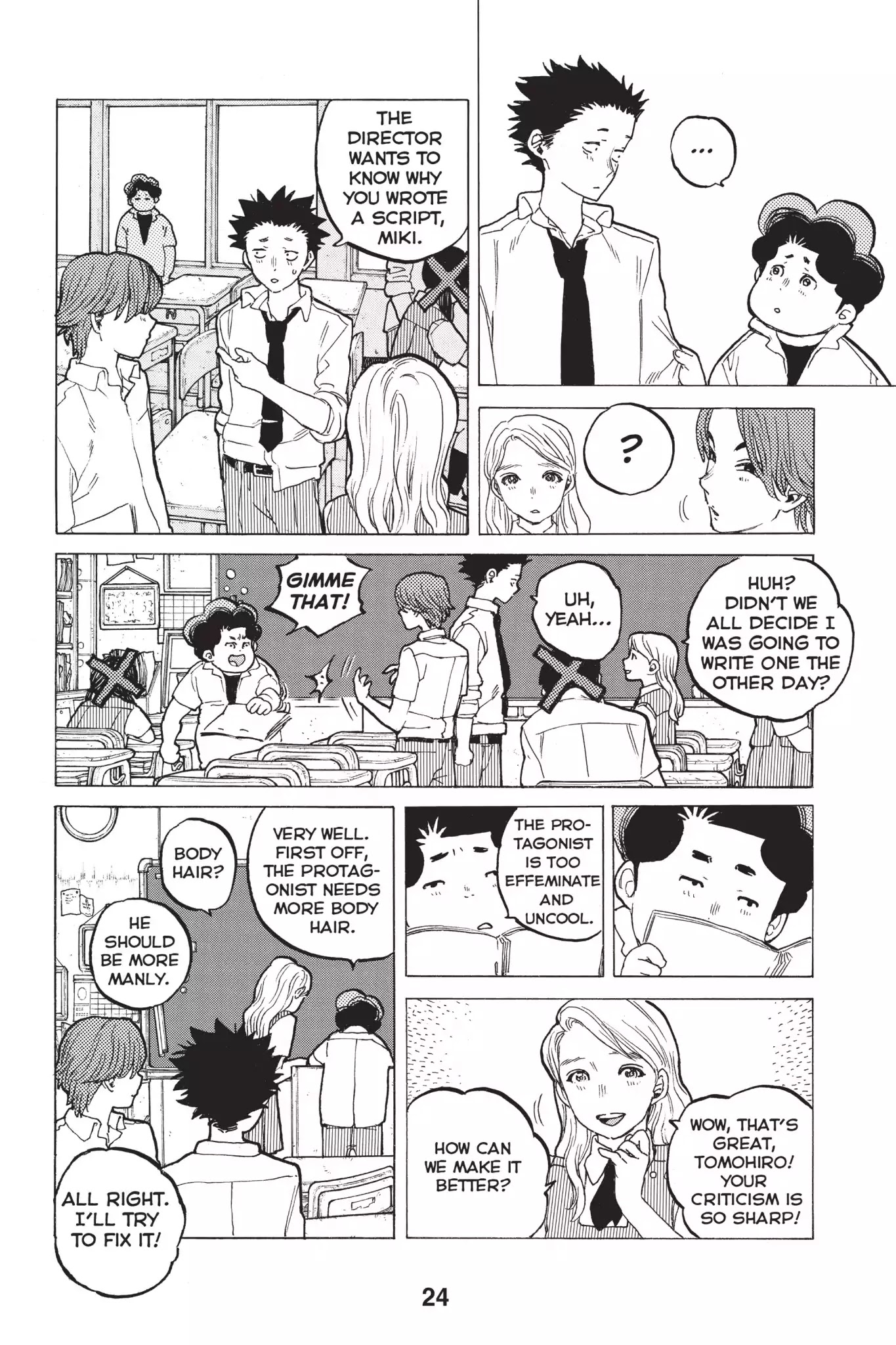 Koe no Katachi Chapter 34 page 2 - Chapter 34: I Don't Want to Go