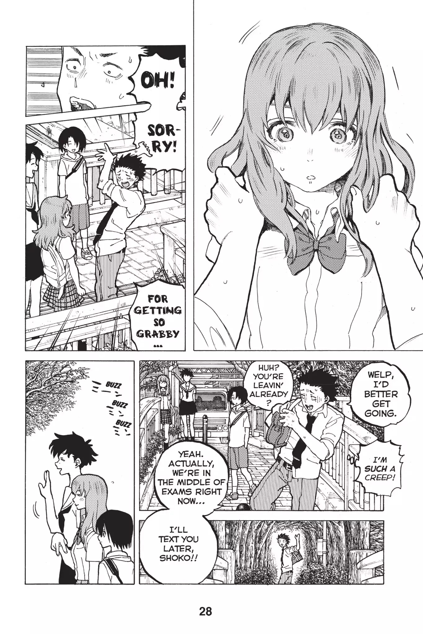 Koe no Katachi Chapter 34 page 6 - Chapter 34: I Don't Want to Go