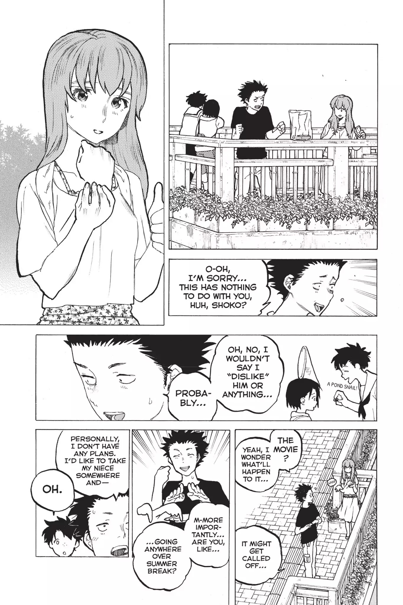 Koe no Katachi Chapter 36 page 11 - Chapter 36: What I Wanted