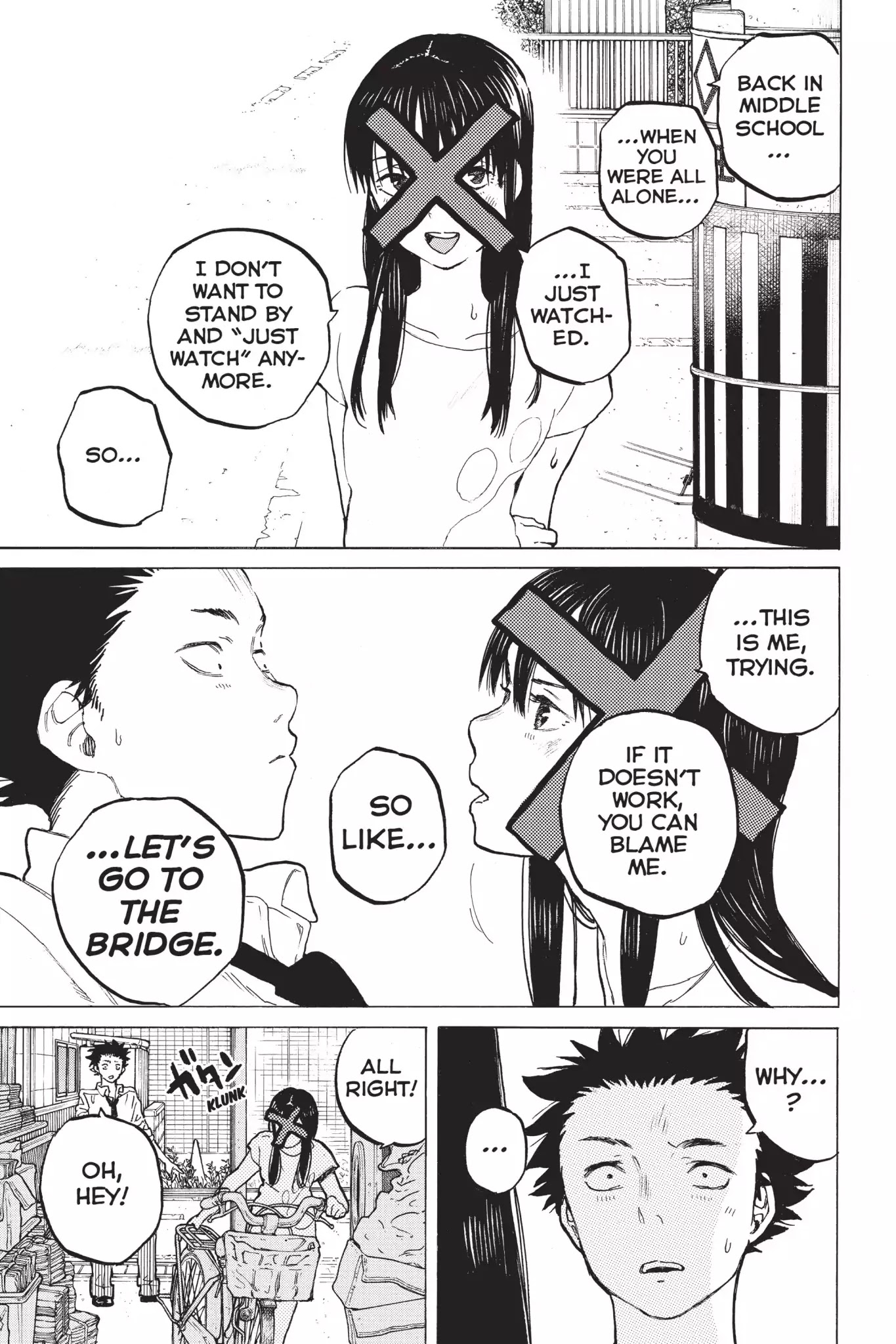Koe no Katachi Chapter 38 page 17 - Chapter 38: Jumping at Shadows