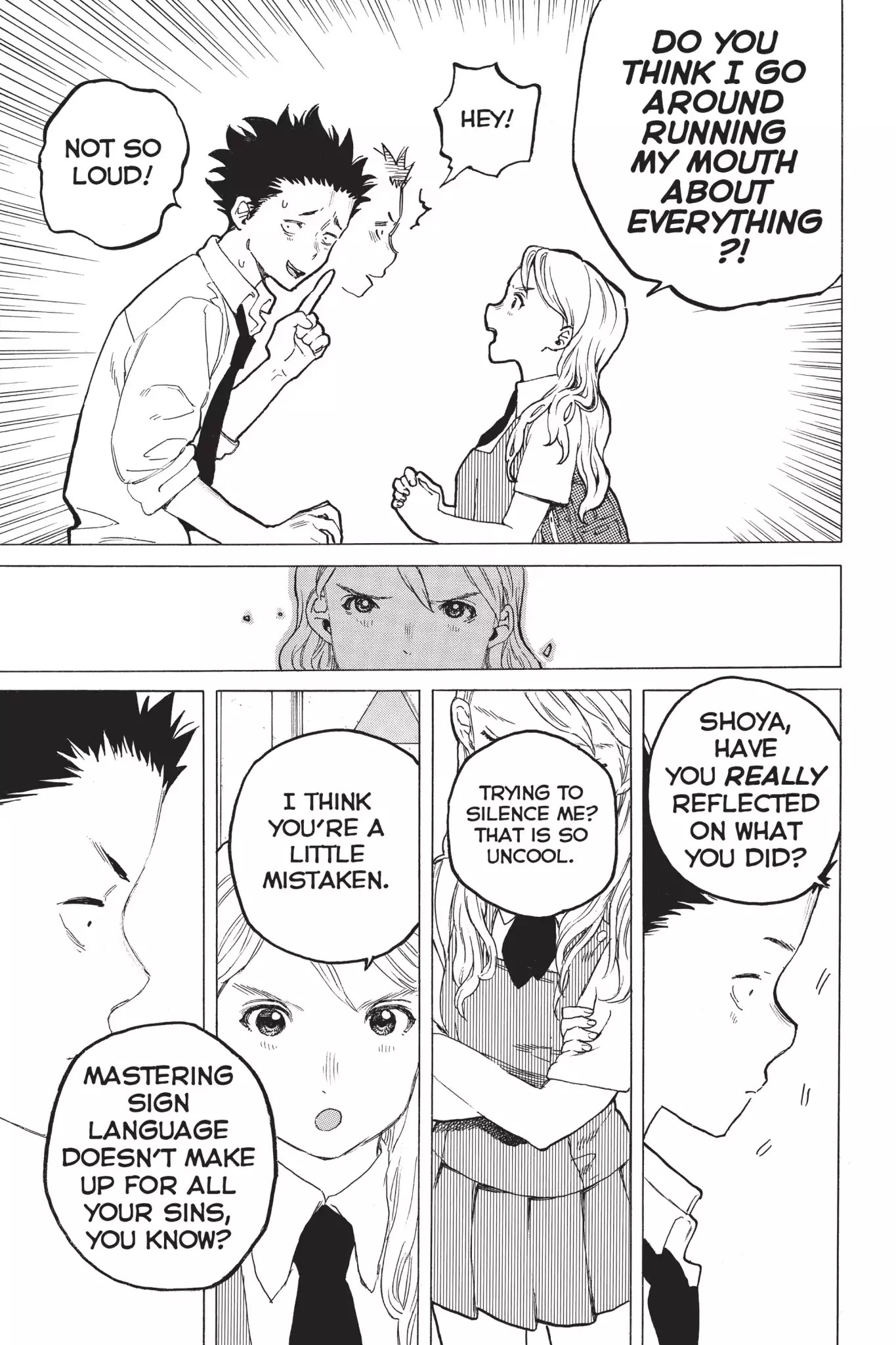 Koe no Katachi Chapter 38 page 3 - Chapter 38: Jumping at Shadows