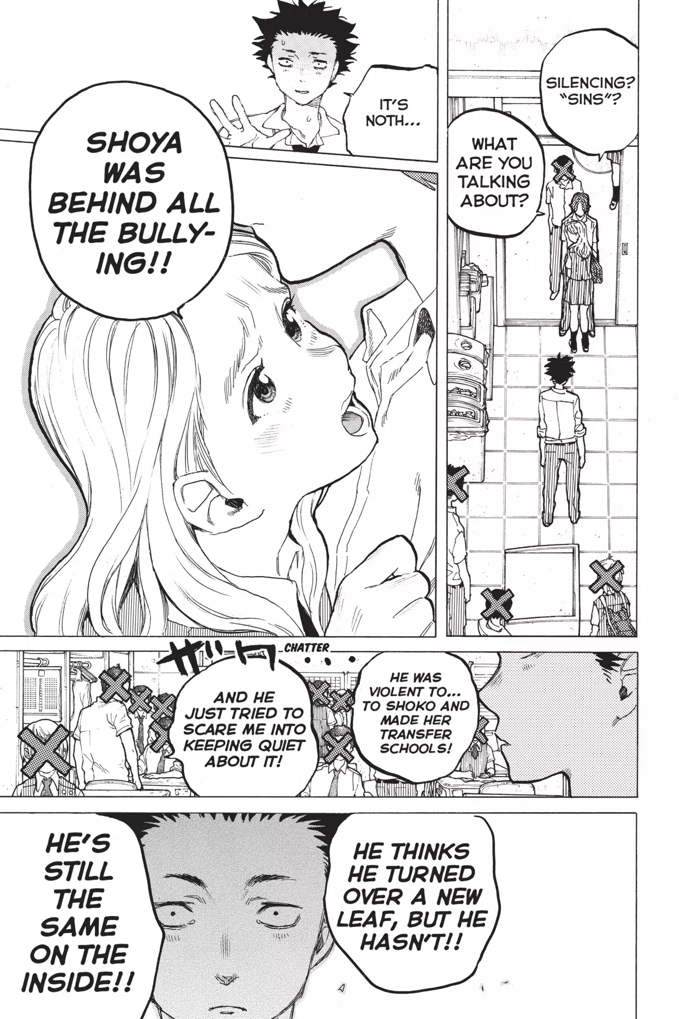 Koe no Katachi Chapter 38 page 5 - Chapter 38: Jumping at Shadows