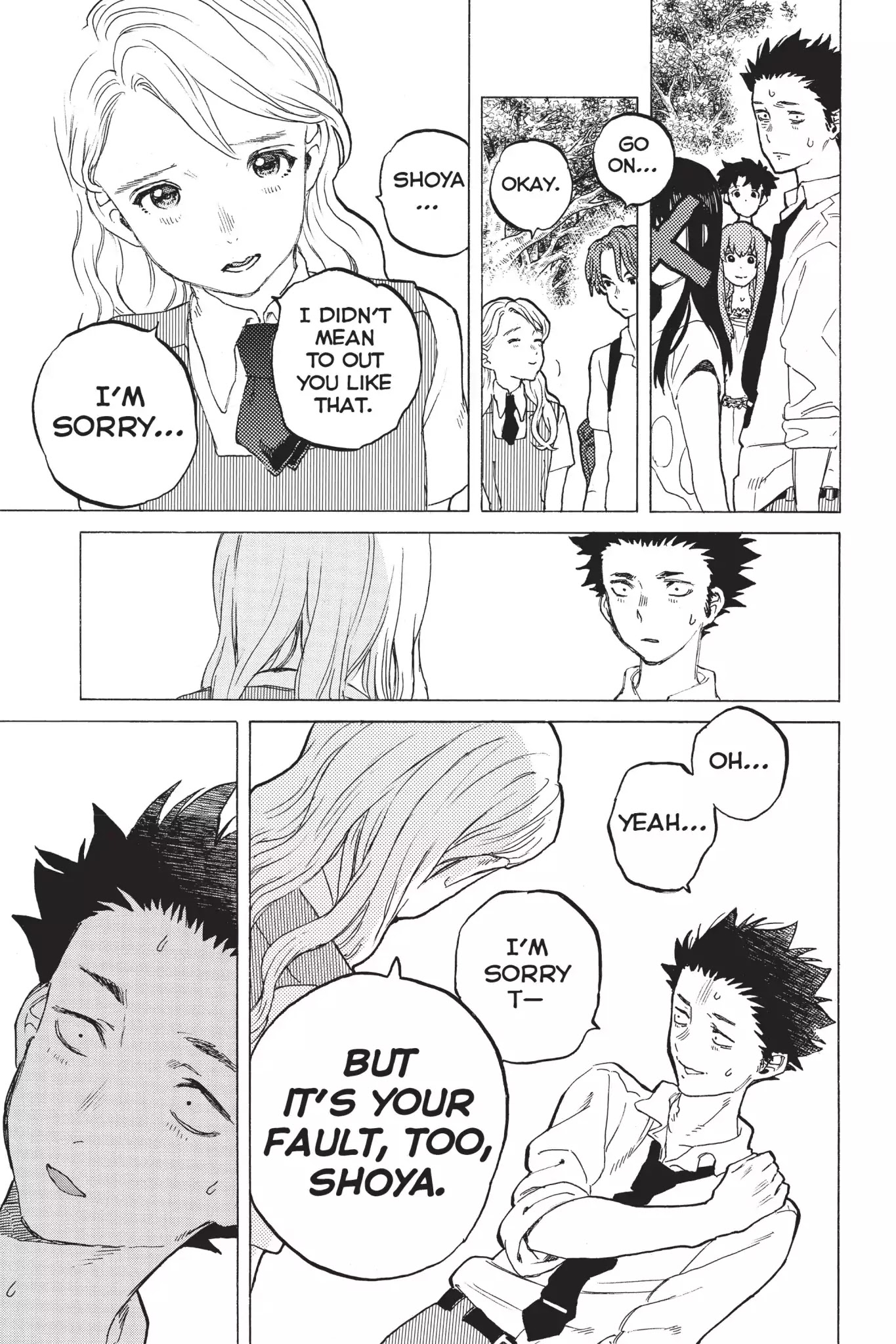 Koe no Katachi Chapter 39 page 3 - Chapter 39: Just Some Passerby