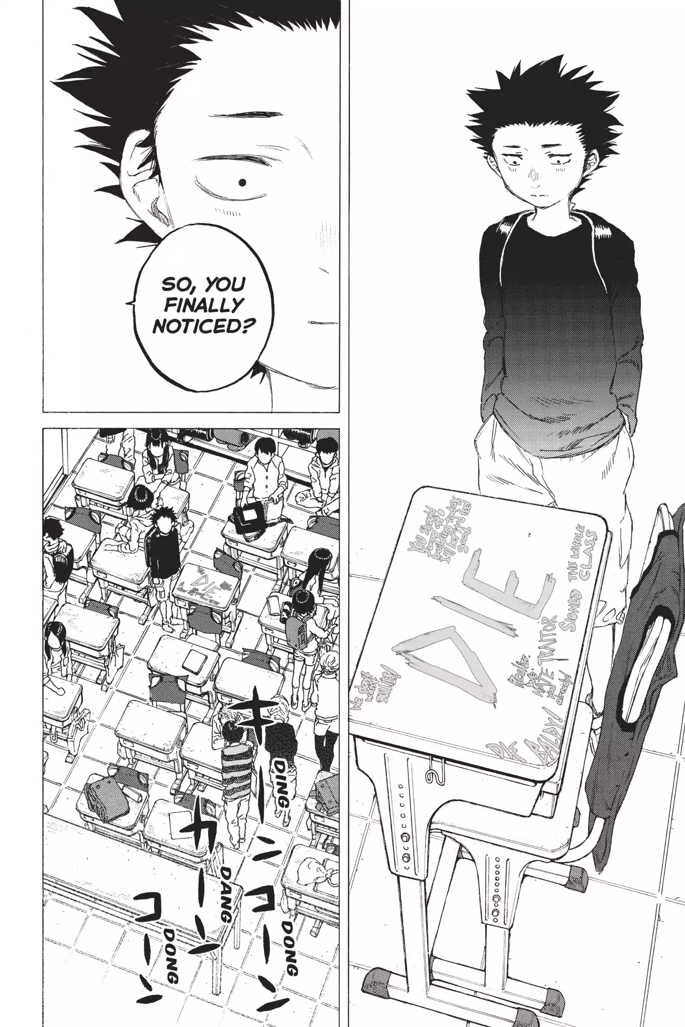 Koe no Katachi Chapter 4 page 20 - Chapter 4: Nishimiya, You Piece of Shit