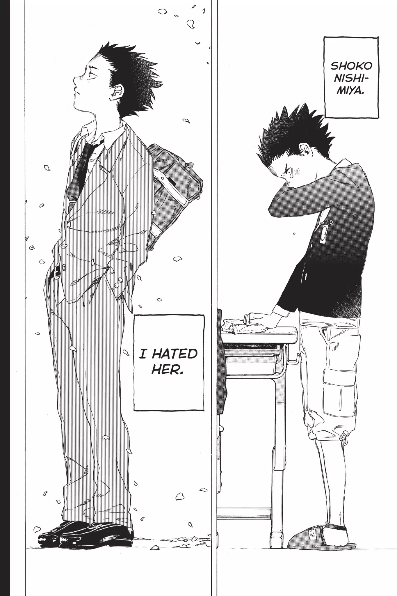 Koe no Katachi Chapter 4 page 24 - Chapter 4: Nishimiya, You Piece of Shit
