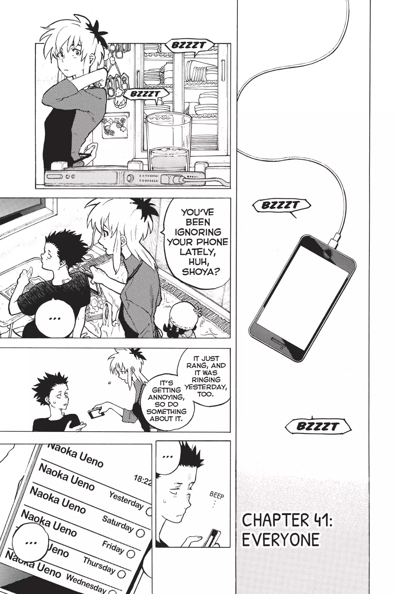 Koe no Katachi Chapter 41 page 1 - Chapter 41: Everyone