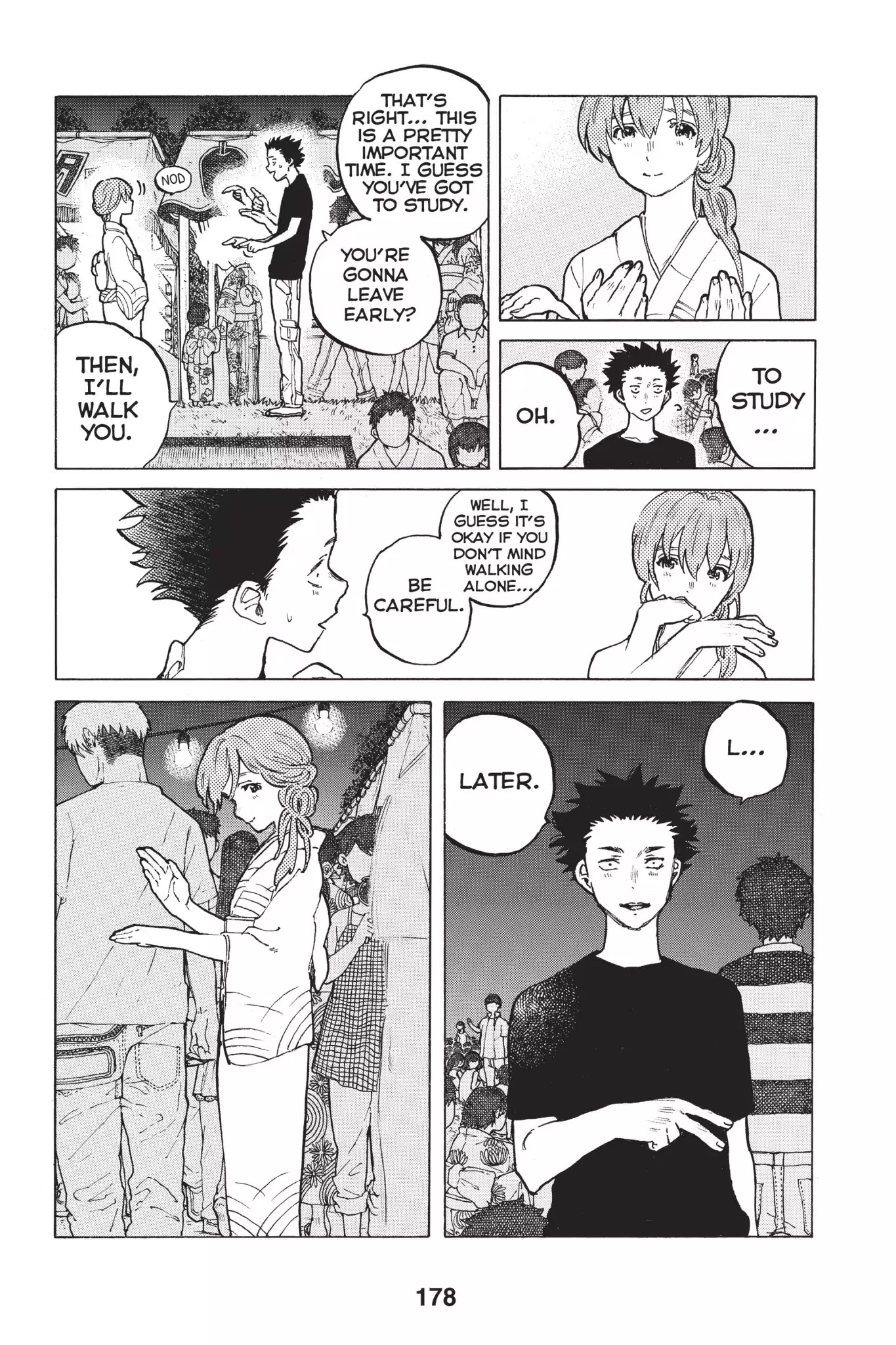 Koe no Katachi Chapter 42 page 4 - Chapter 42: Fireworks