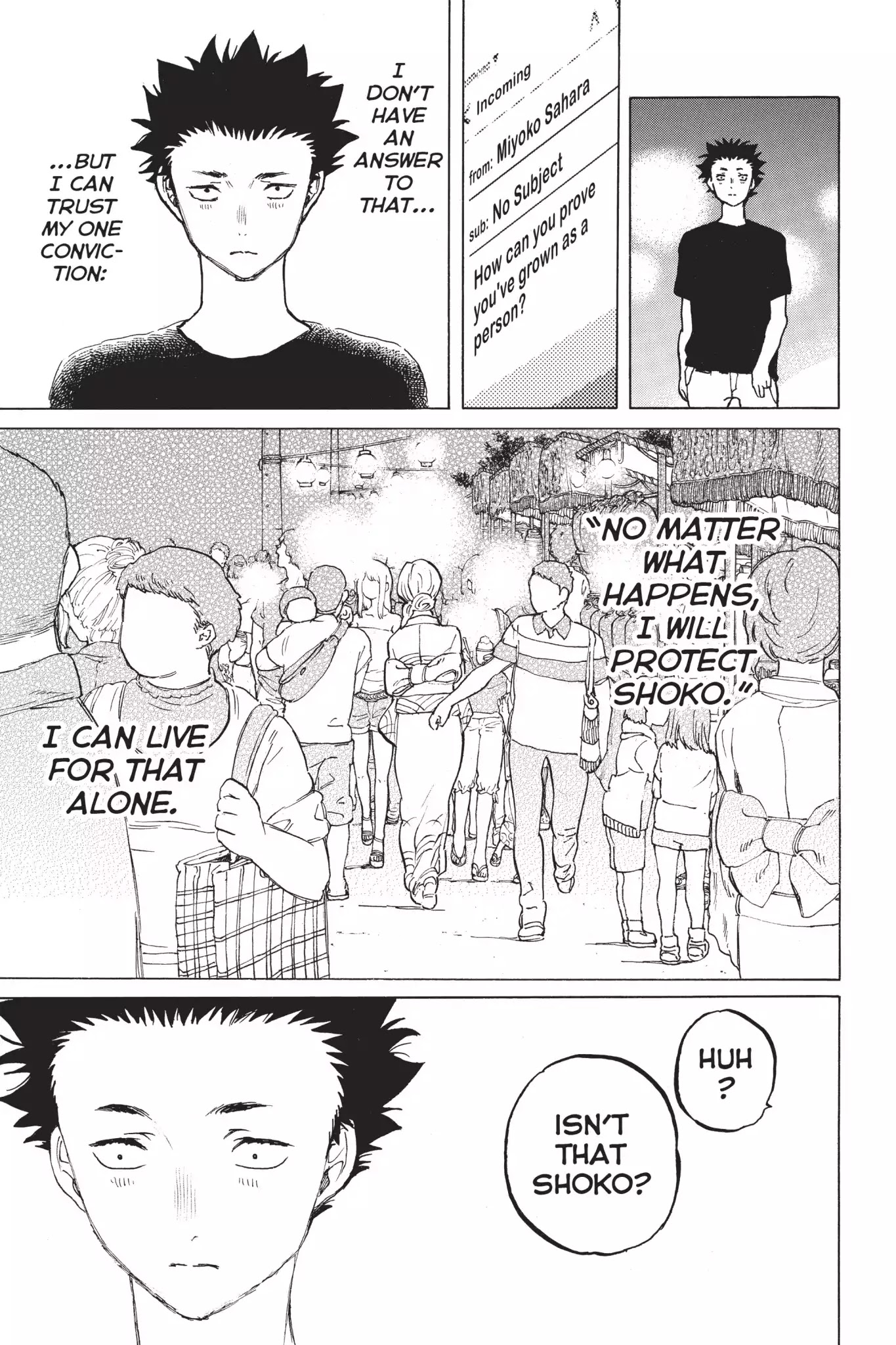 Koe no Katachi Chapter 42 page 5 - Chapter 42: Fireworks