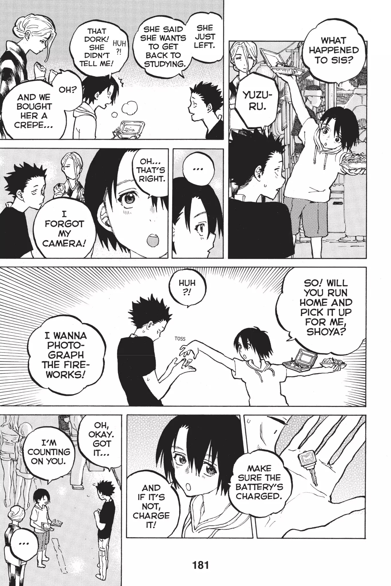 Koe no Katachi Chapter 42 page 7 - Chapter 42: Fireworks