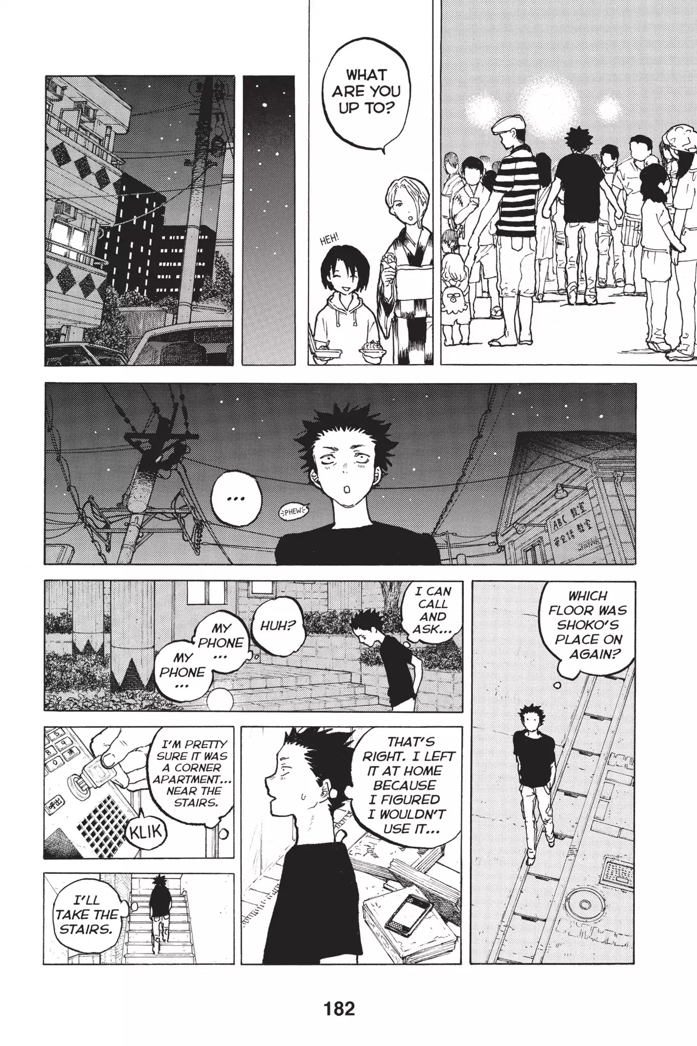 Koe no Katachi Chapter 42 page 8 - Chapter 42: Fireworks