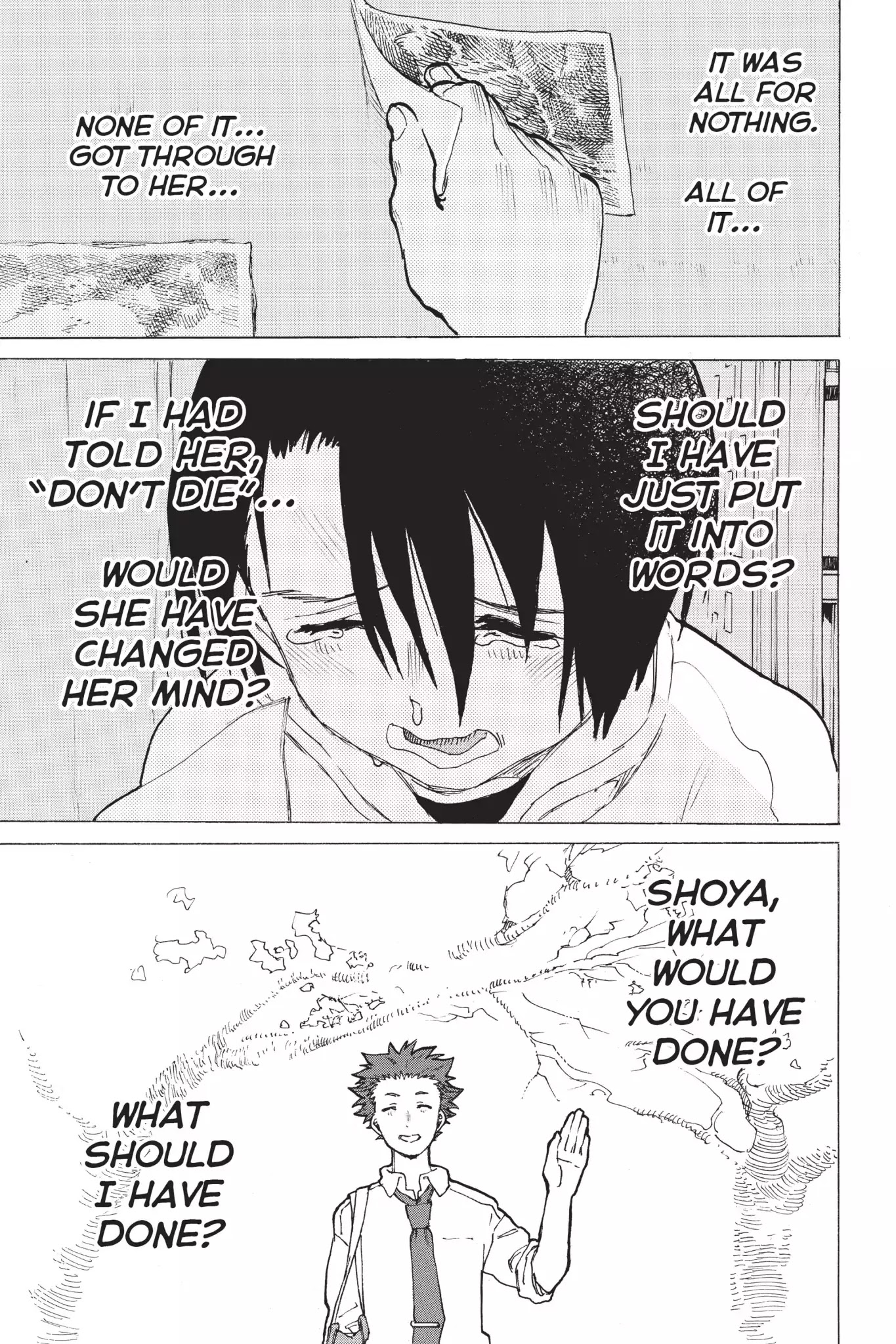 Koe no Katachi Chapter 45 page 13 - Chapter 45: It was All for Nothing?