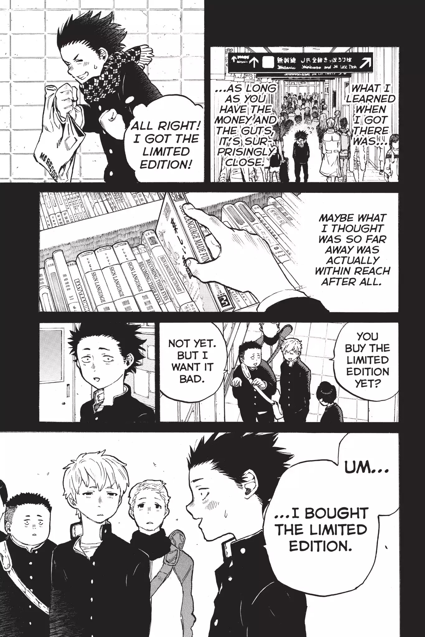 Koe no Katachi Chapter 5 page 8 - Chapter 5: Reject