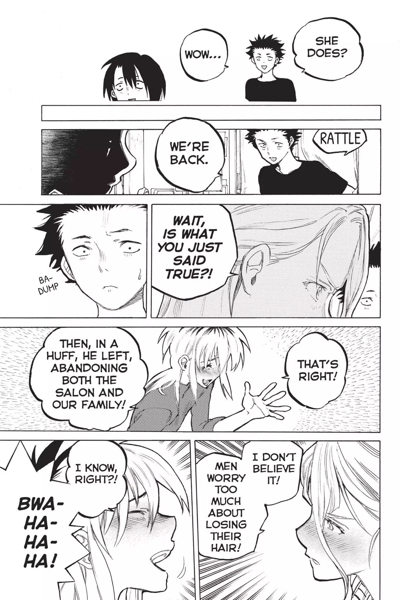Koe no Katachi Chapter 55 page 17 - Chapter 55: Homecoming