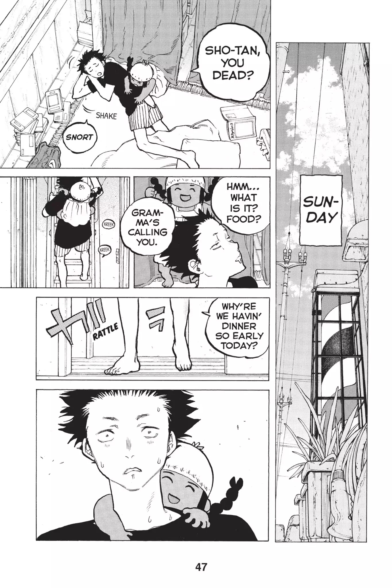Koe no Katachi Chapter 55 page 7 - Chapter 55: Homecoming