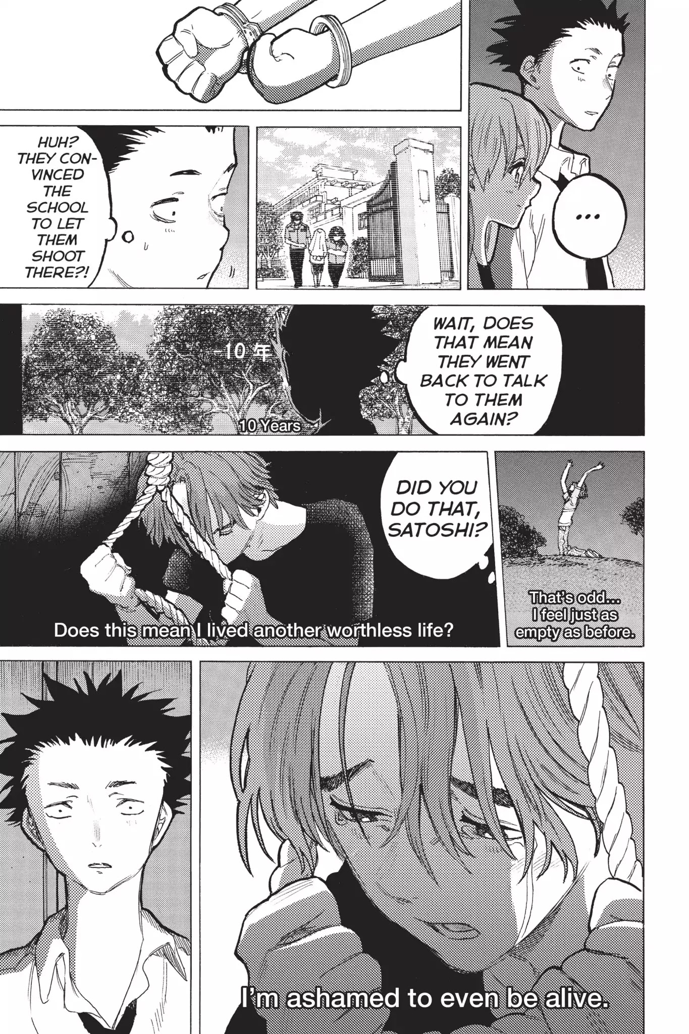Koe no Katachi Chapter 56 page 13 - Chapter 56: Going to School