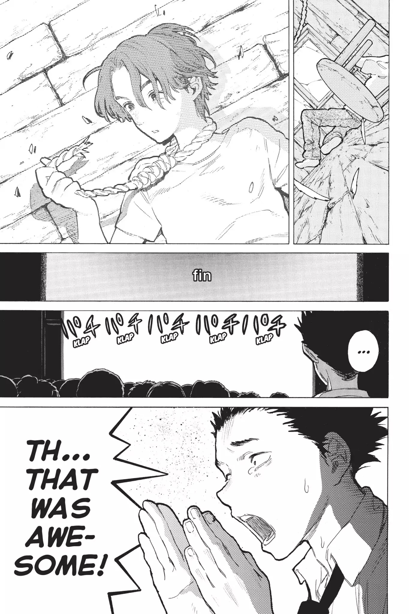 Koe no Katachi Chapter 56 page 17 - Chapter 56: Going to School