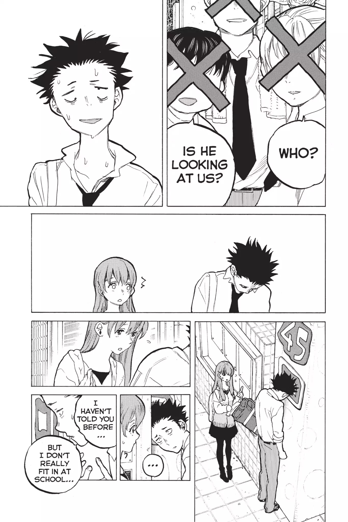 Koe no Katachi Chapter 56 page 5 - Chapter 56: Going to School