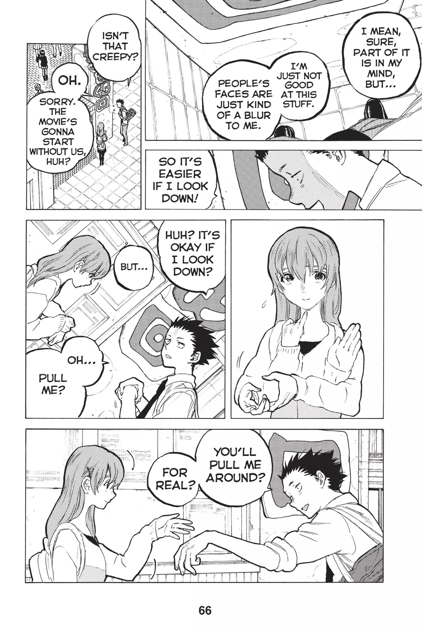 Koe no Katachi Chapter 56 page 6 - Chapter 56: Going to School