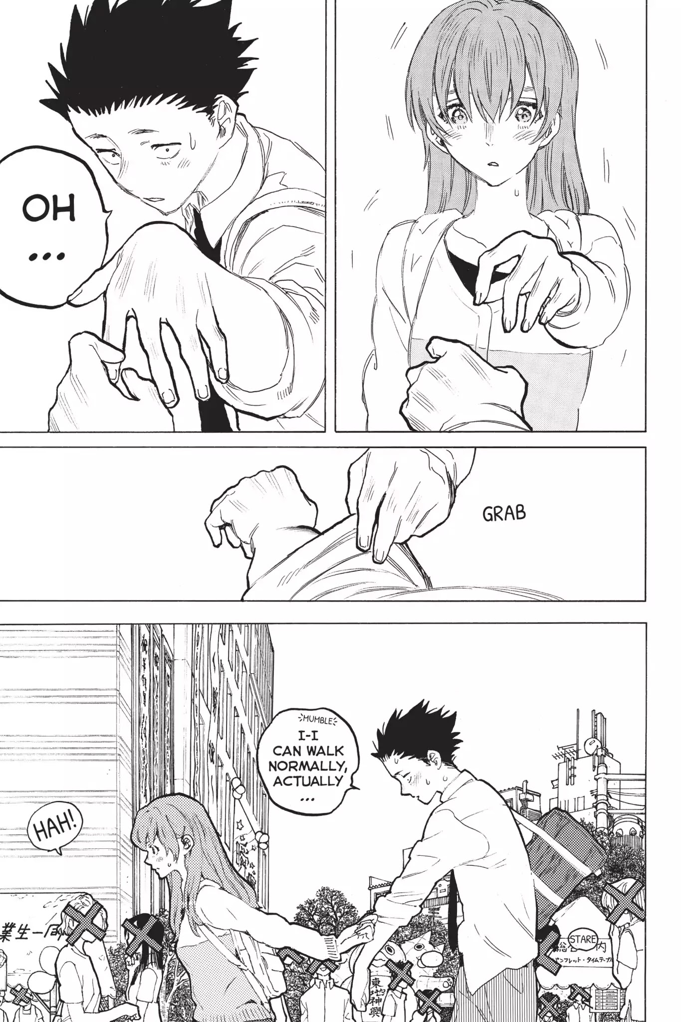 Koe no Katachi Chapter 56 page 7 - Chapter 56: Going to School