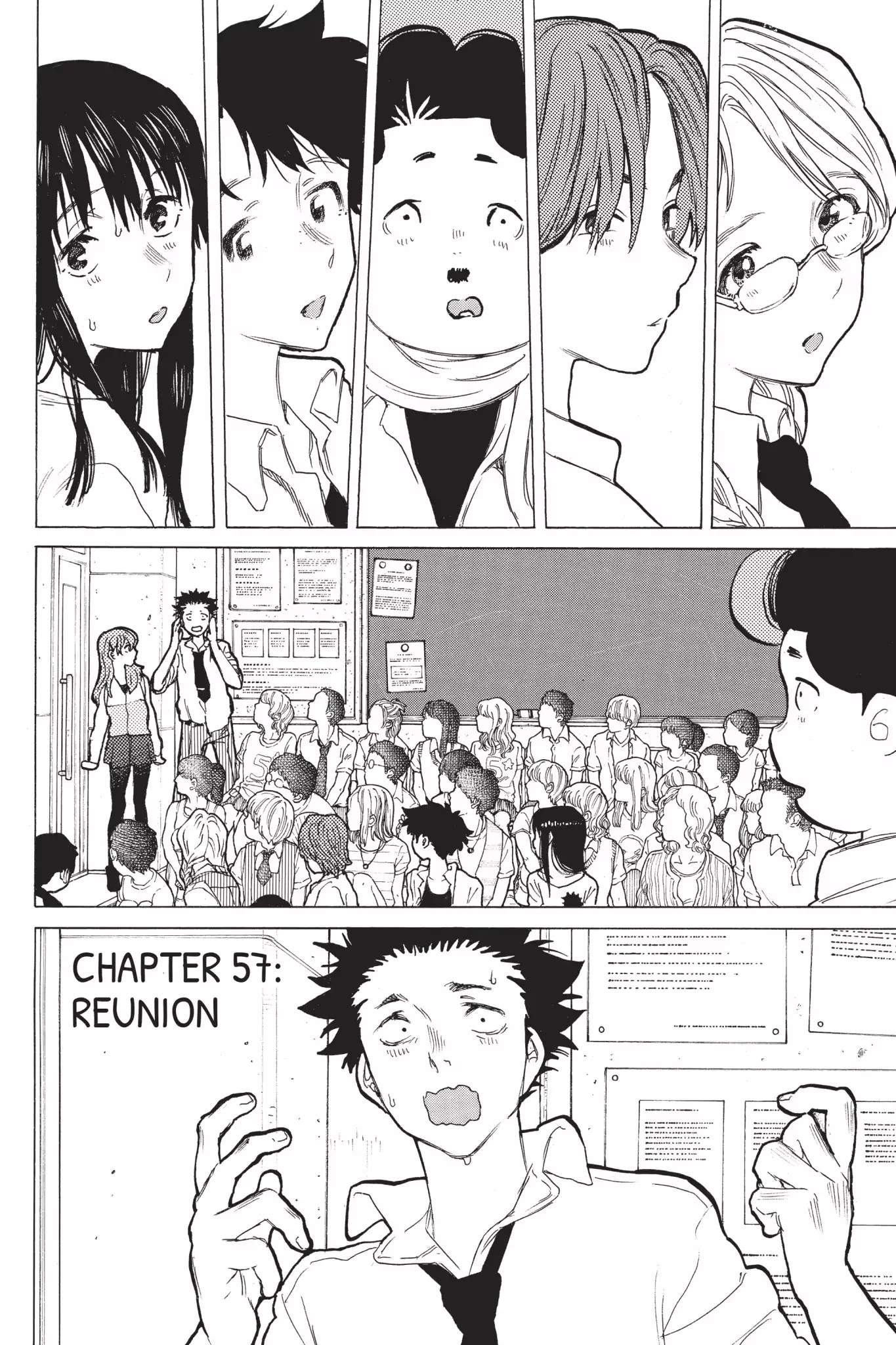 Koe no Katachi Chapter 57 page 1 - Chapter 57: Reunion