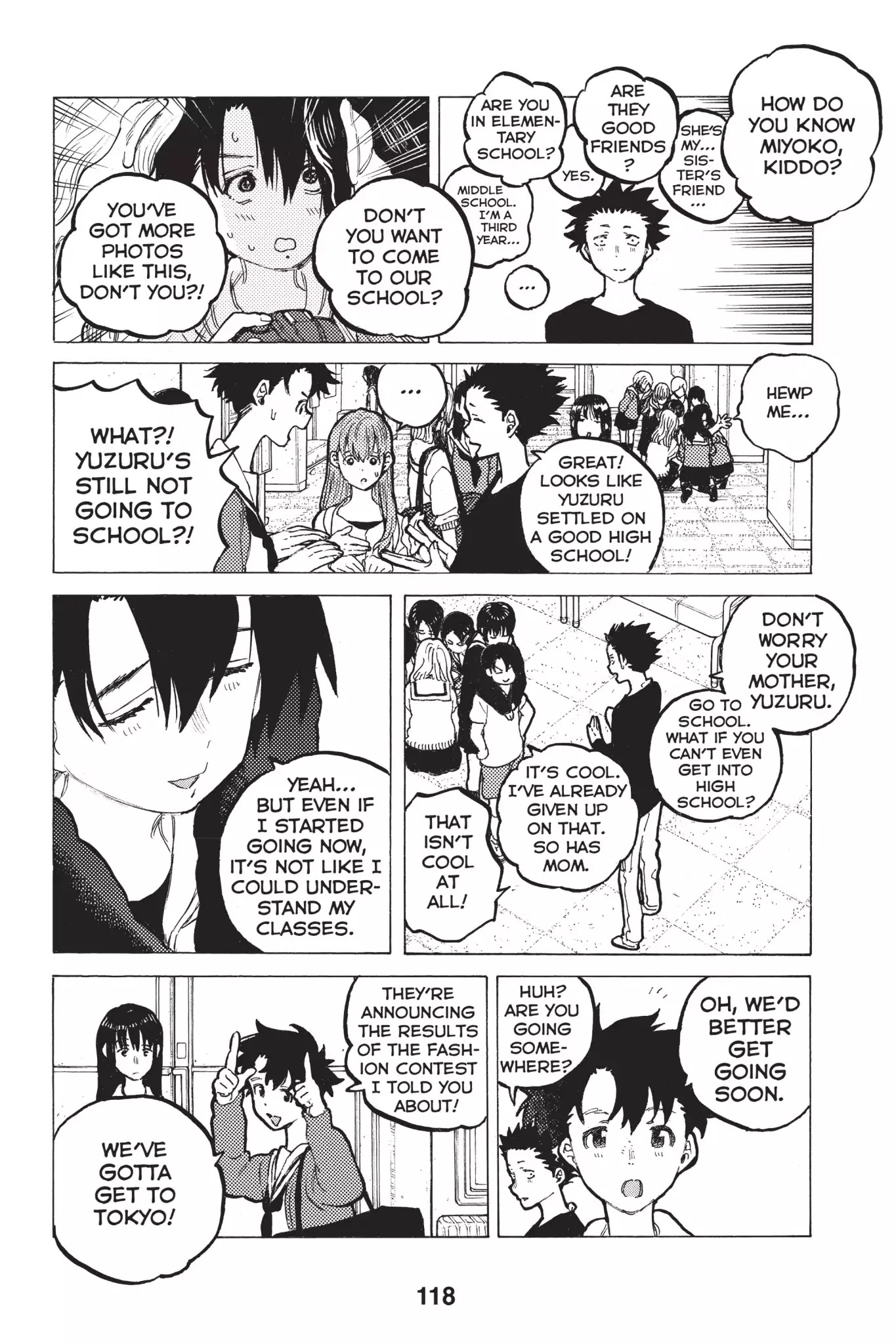 Koe no Katachi Chapter 59 page 4 - Chapter 59: The Future