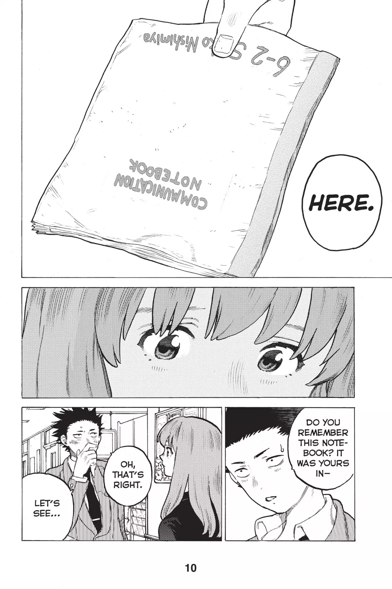 Koe no Katachi Chapter 6 page 11 - Chapter 6: Why?