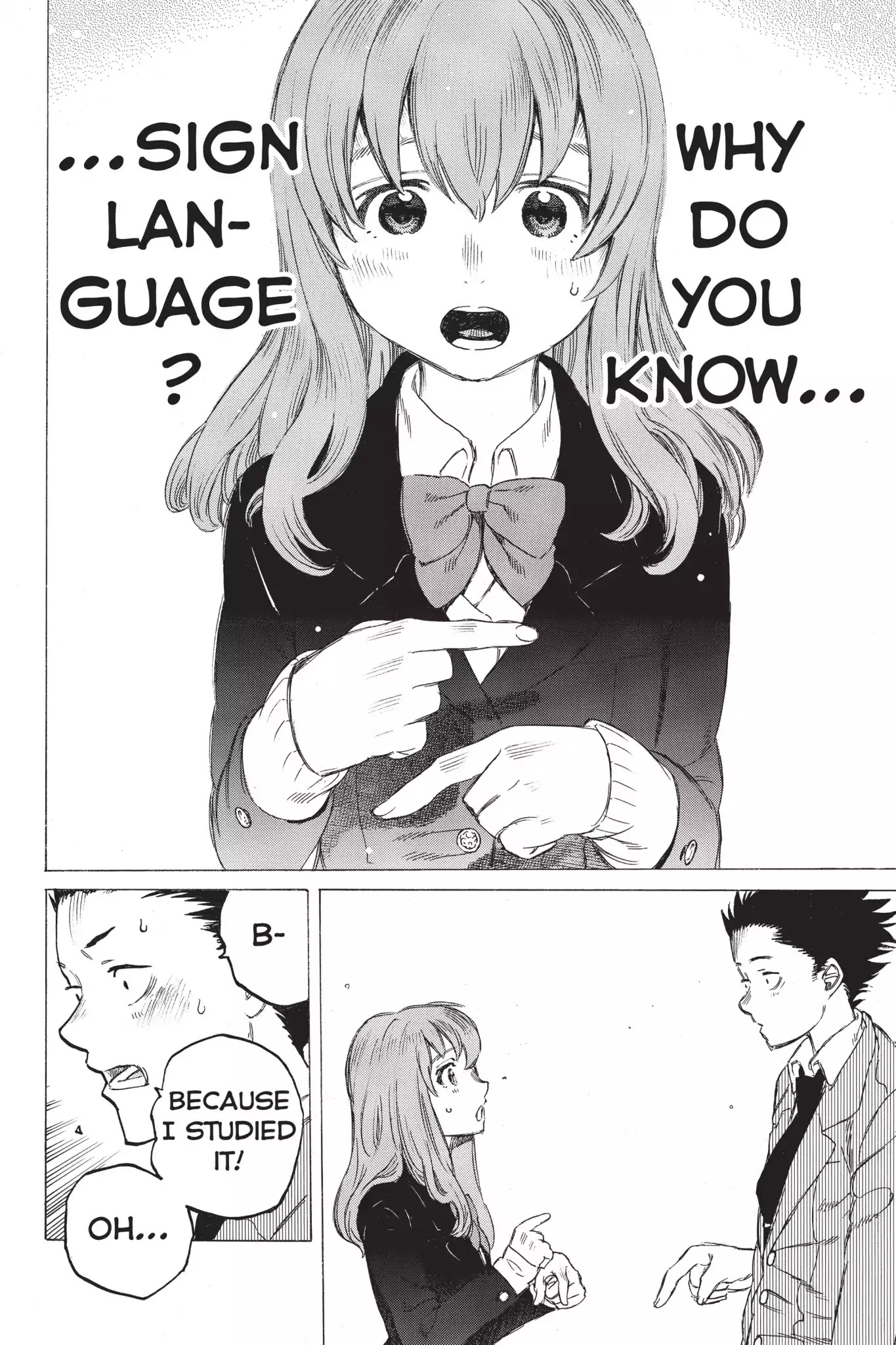 Koe no Katachi Chapter 6 page 13 - Chapter 6: Why?