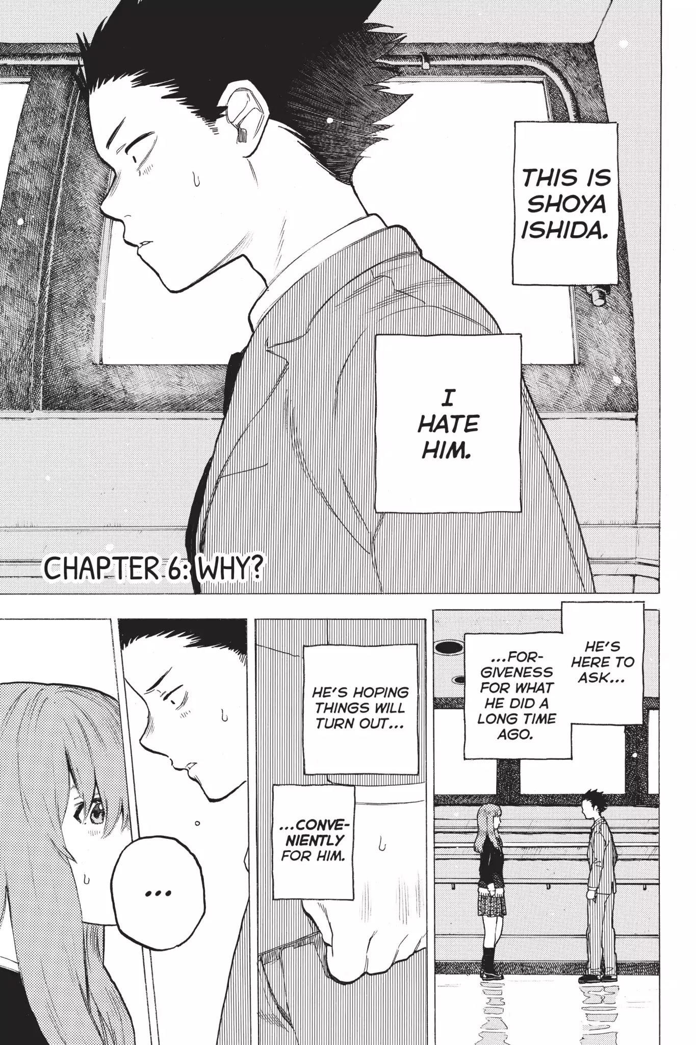 Koe no Katachi Chapter 6 page 4 - Chapter 6: Why?