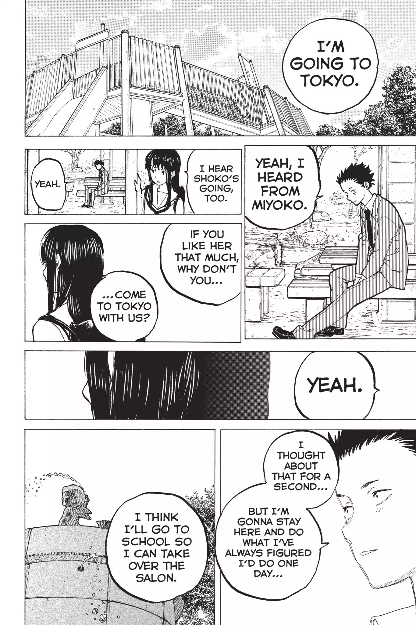 Koe no Katachi Chapter 61 page 4 - Chapter 61: Graduation
