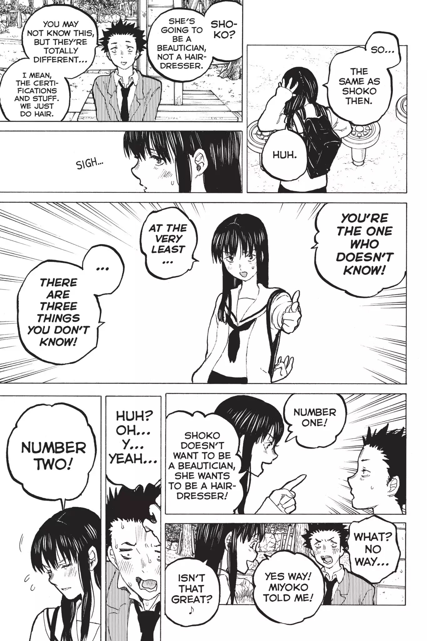 Koe no Katachi Chapter 61 page 5 - Chapter 61: Graduation