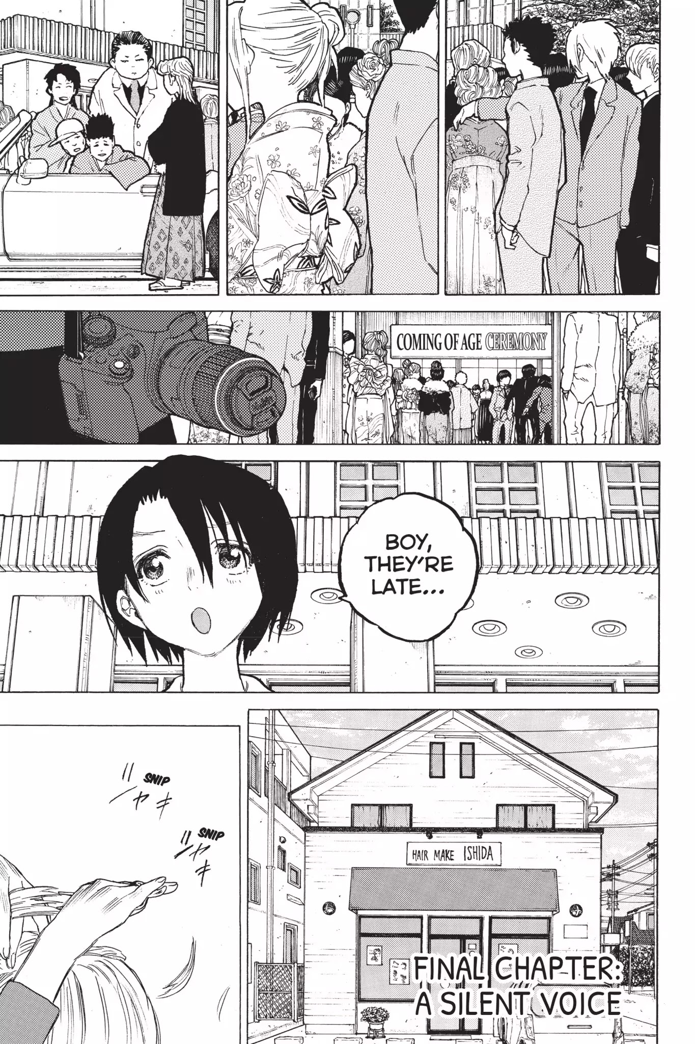 Koe no Katachi Chapter 62 page 1 - Vol.7 Final Chapter: A Silent Voice [END]